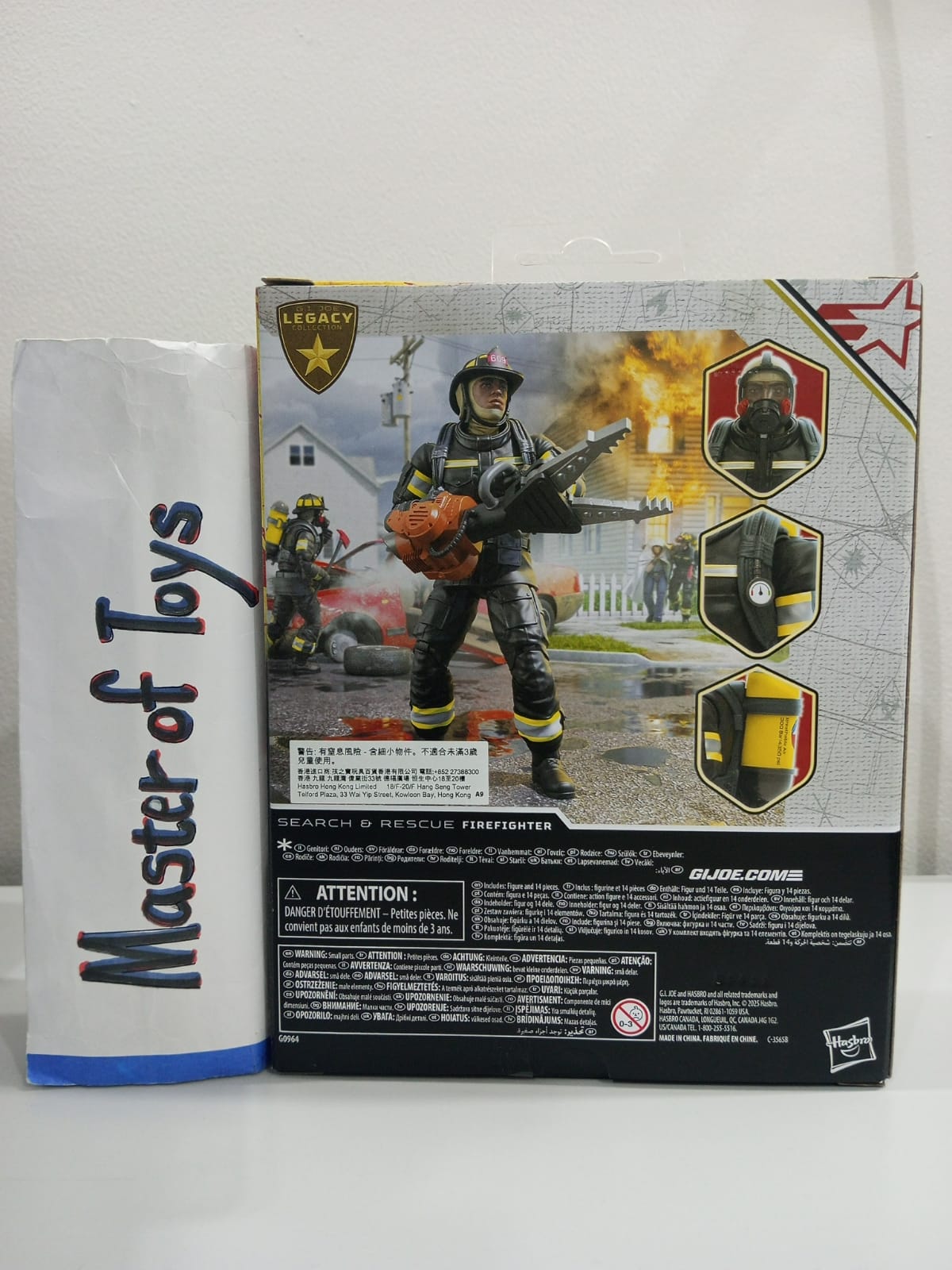Hasbro G.I. joe Classified Series Legancy Collection Search & Rescue firefighter- Ready Stock