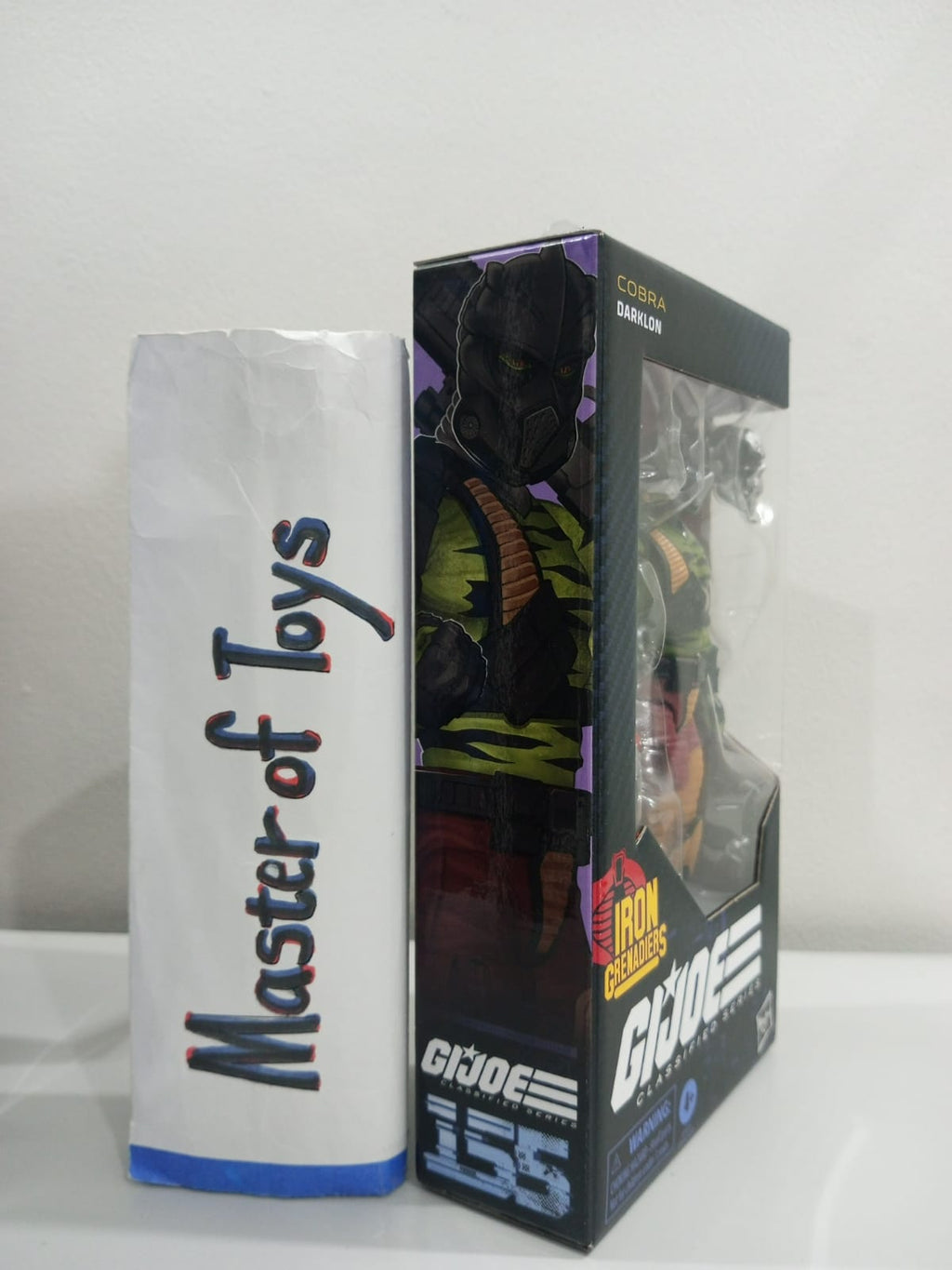Hasbro Gijoe Classified Series Iron Grenadiers Cobra Darklon #155 - Ready Stock