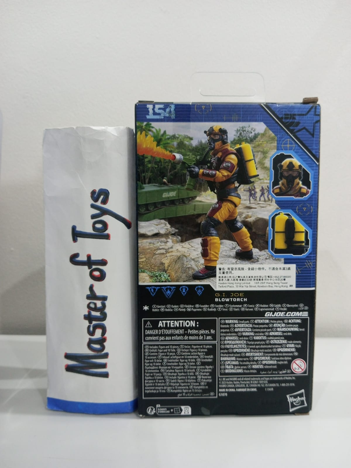Hasbro Gijoe Classified Series Gijoe Blowtorch #154- Ready Stock