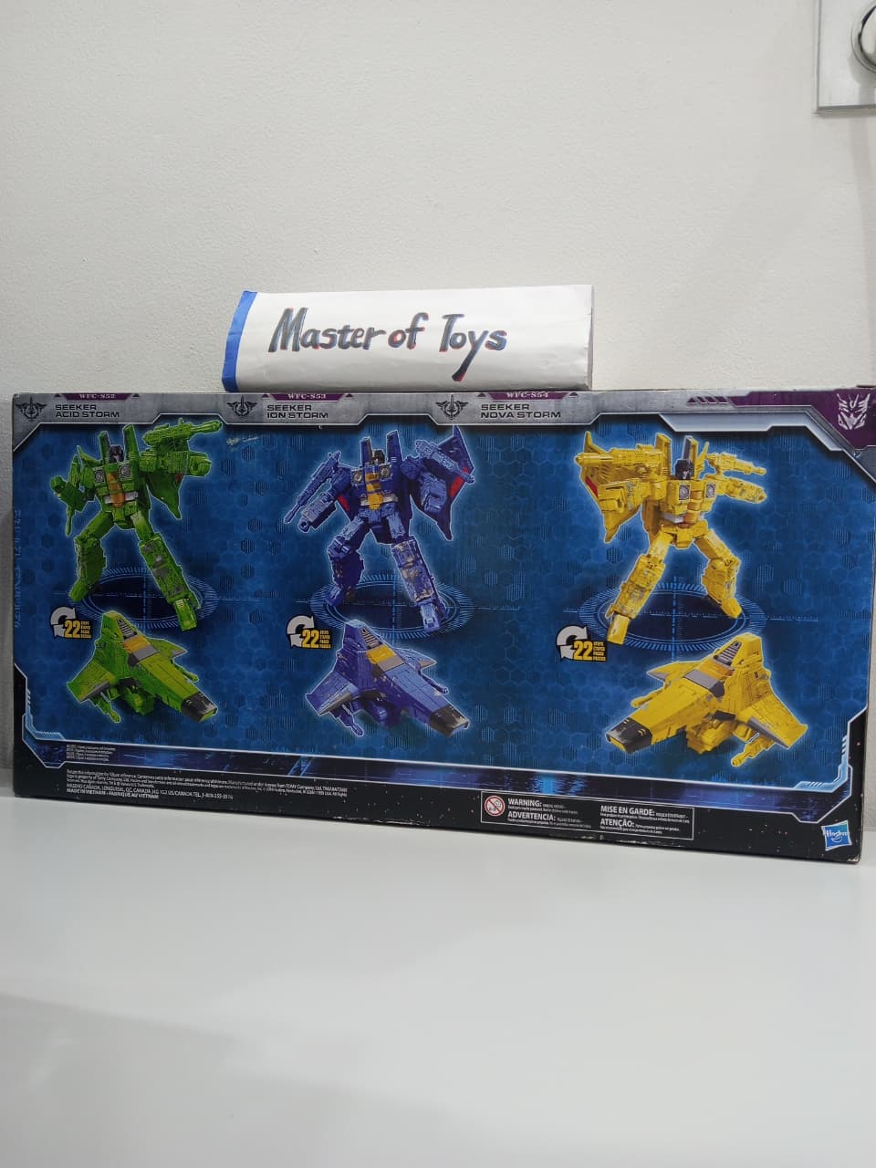 Hasbro Transformers War For Cybertron Trilogy  : Seeker Acid Storm,Seeker Ion Storm Dan Seeker Nova Storm  3- Packs - Ready Stock