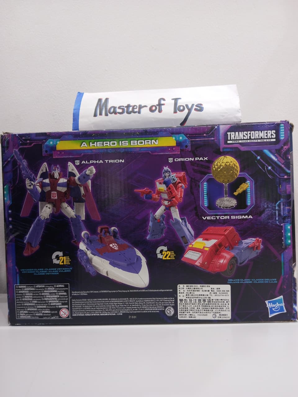 Hasbro Transformers Legancy A Hero Is Born  : Alpha Trion & Orion Pax 2-pack - Ready Stock
