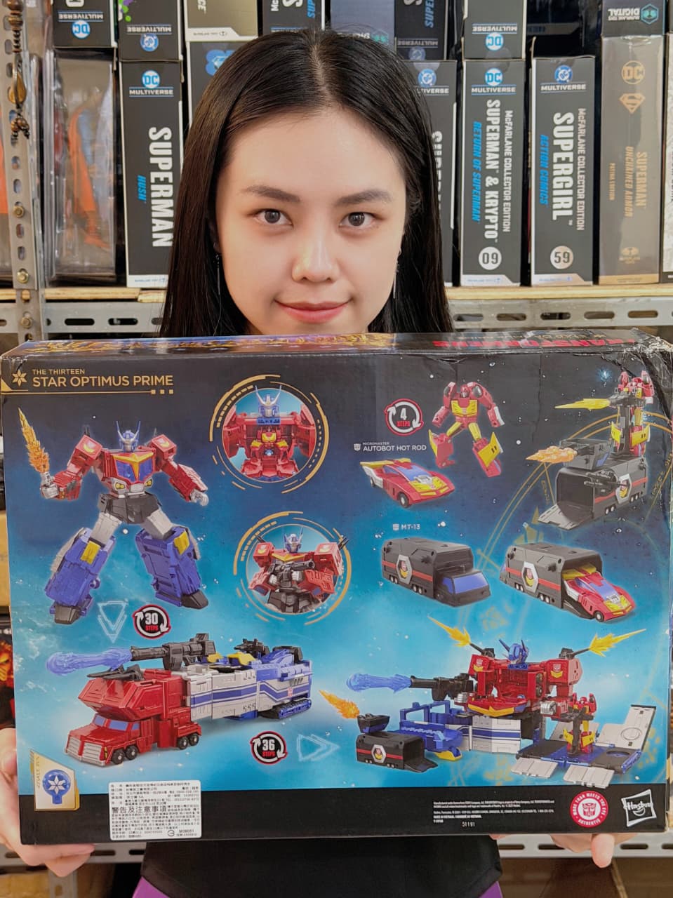 Hasbro Transformers Age Of The Primes Titan Class : The Thirteen Star Optimus Prime -Ready Stock
