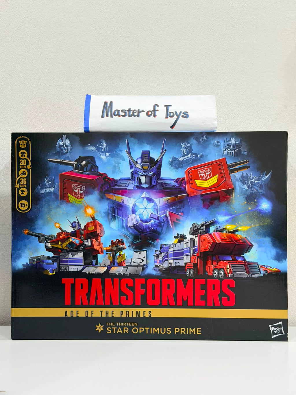 Hasbro Transformers Age Of The Primes Titan Class : The Thirteen Star Optimus Prime -Ready Stock