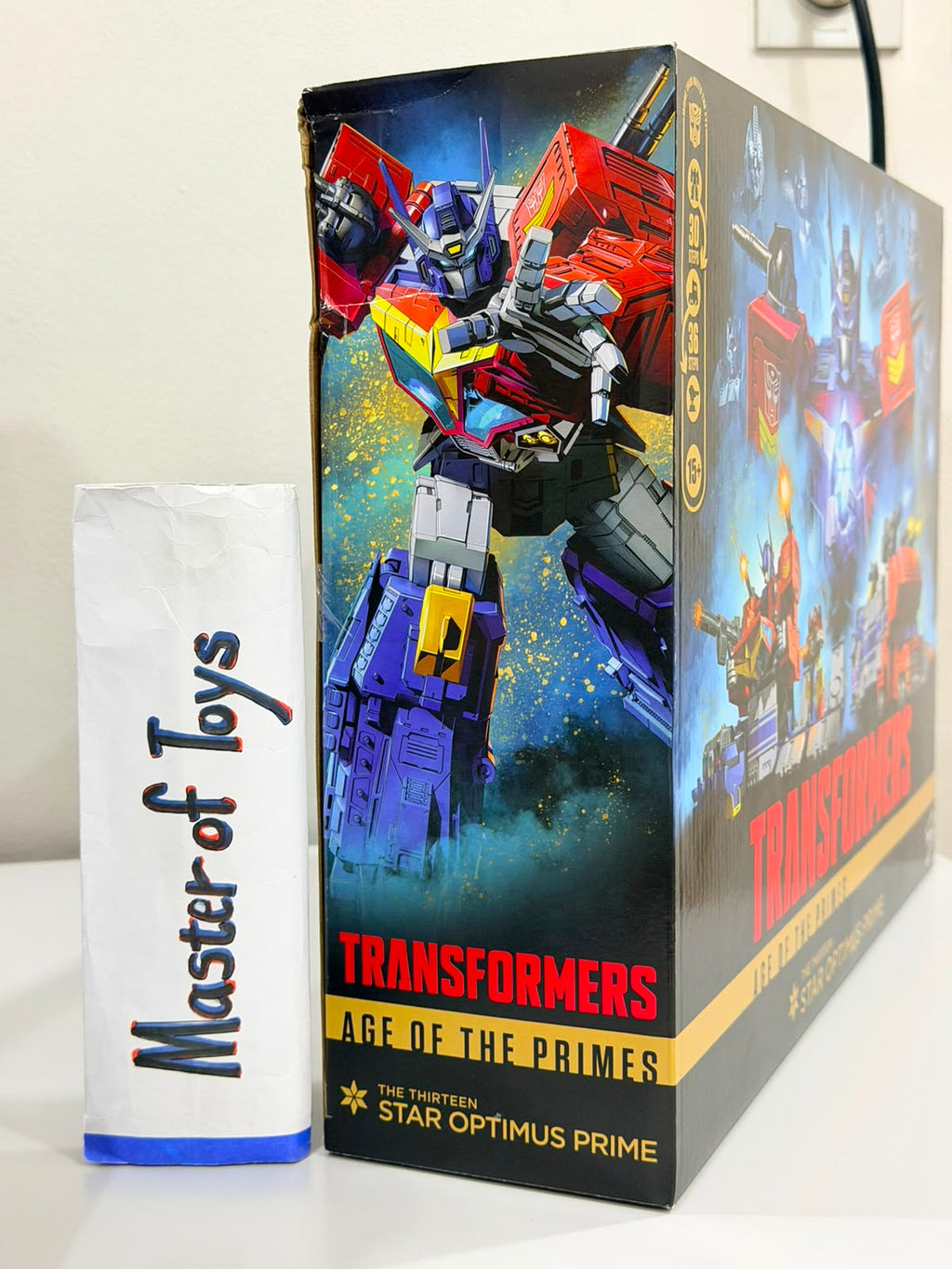 Hasbro Transformers Age Of The Primes Titan Class : The Thirteen Star Optimus Prime -Ready Stock