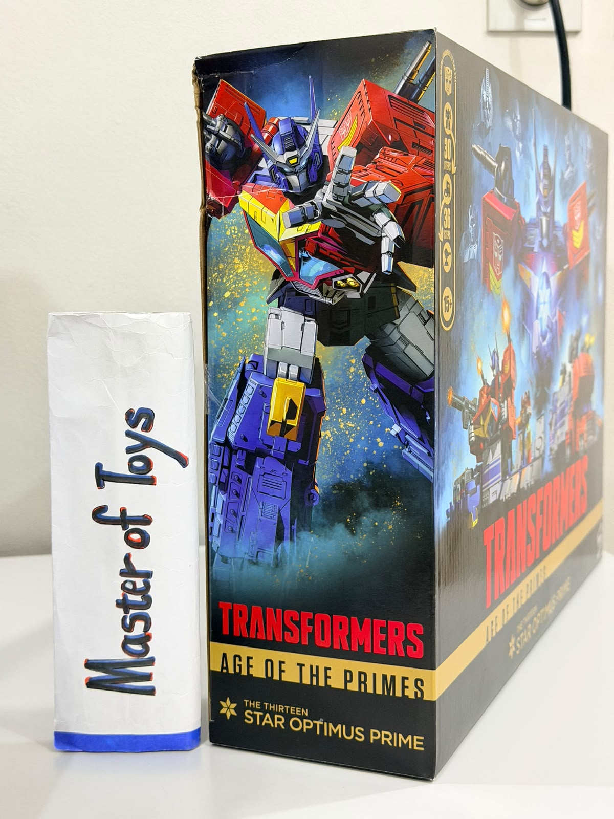Hasbro Transformers Age Of The Primes Titan Class : The Thirteen Star Optimus Prime -Ready Stock