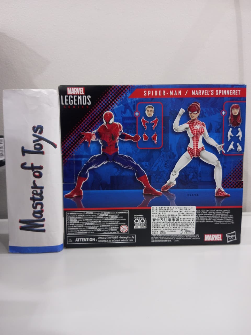 Hasbro Marvel Legends Series Spider-Man & Marvel's Spinneret (The Amazing Spider-Man :Renew Your Vows) 2-Pack - Ready Stock