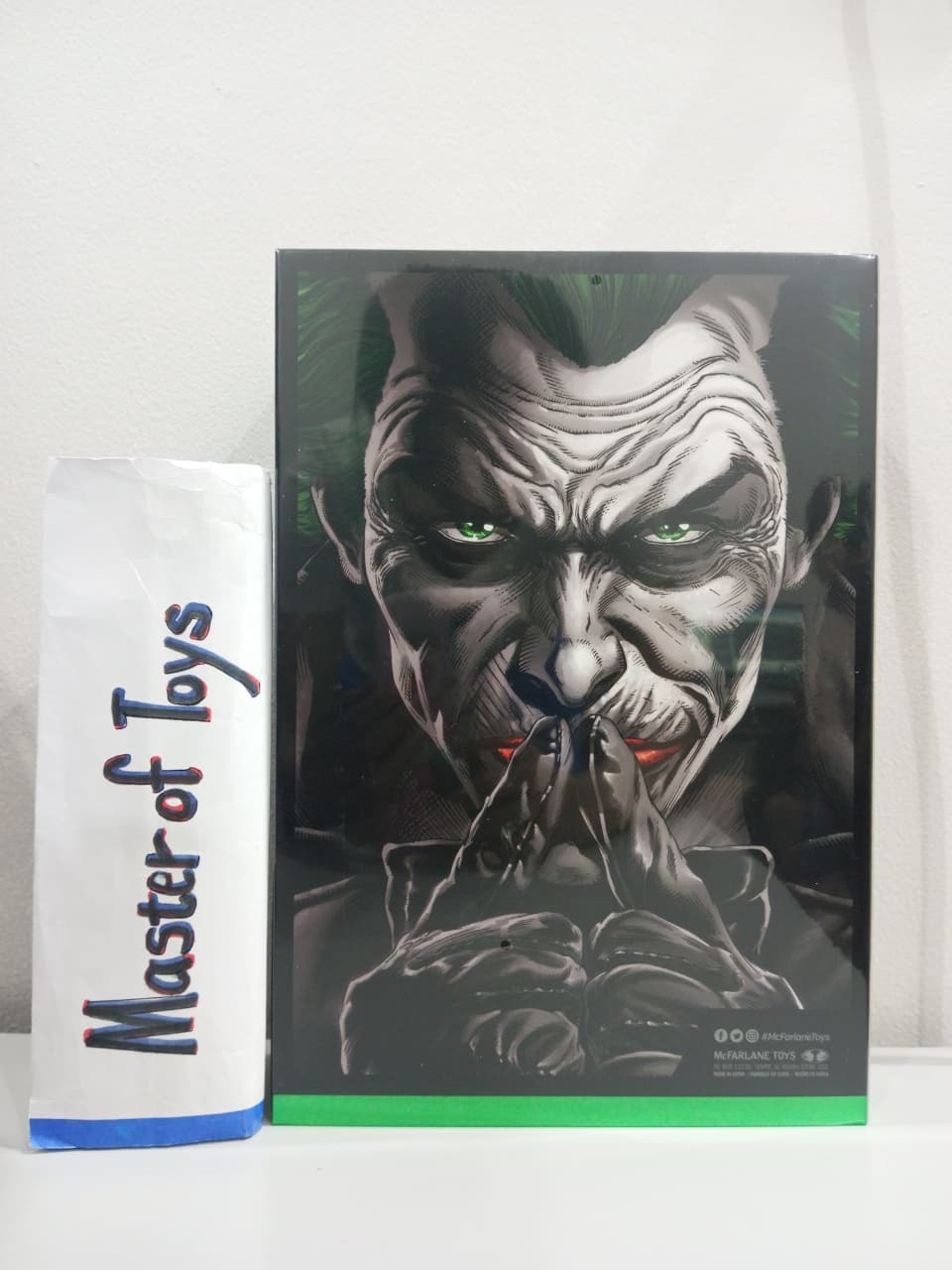 McFarlane DC Batman Three Jokers The Joker Classic | Batman : Three Jokers Black & White Accent Edition Gold Lebel - Ready Stock