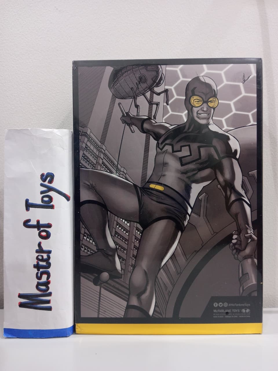 McFarlane DC Blue Beetle Black & White Accent Edition Gold Lebel  - Ready Stock