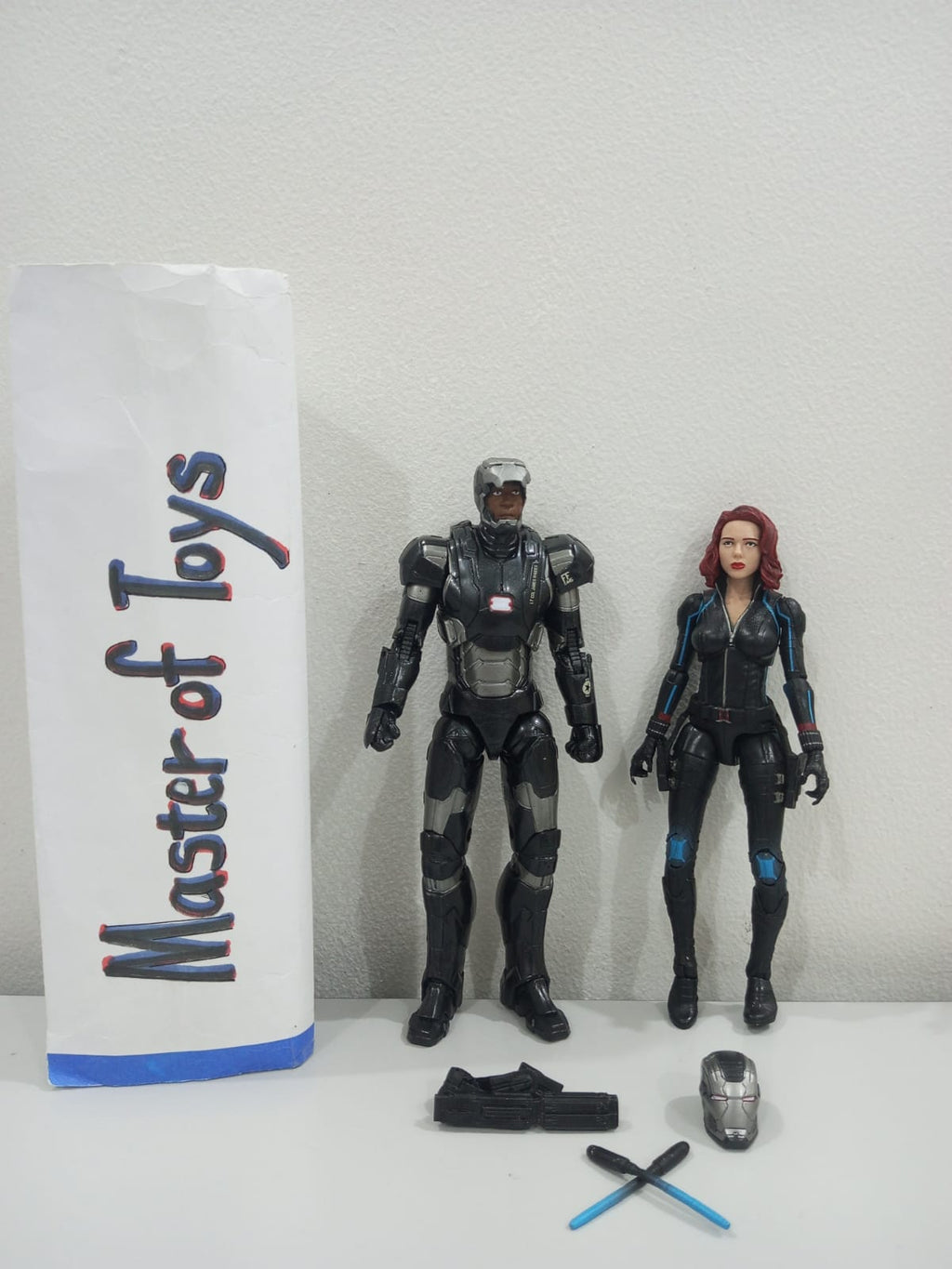Hasbro Marvel Legends ZD Toys War Macine (James Rhodes) and Black Widow (Natasha Romanoff ) Only No Box - Ready Stock