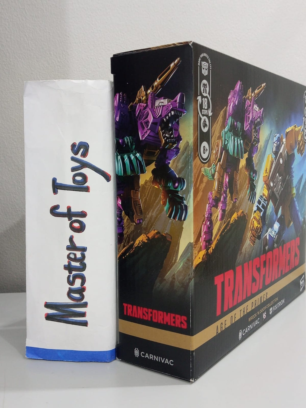 Hasbro Transformers Age The Primes Wreck 'N Doom Collection | Carnivac & Fisitron 2-pack - Ready Stock
