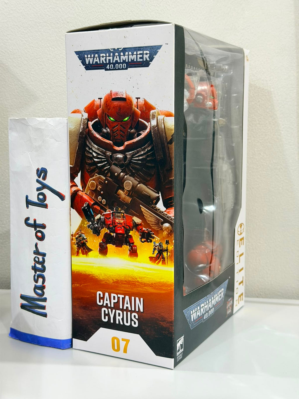McFarlane Warhammer 40,000 Elite Edition Captain Cyrus #07 BIB - Ready Stock