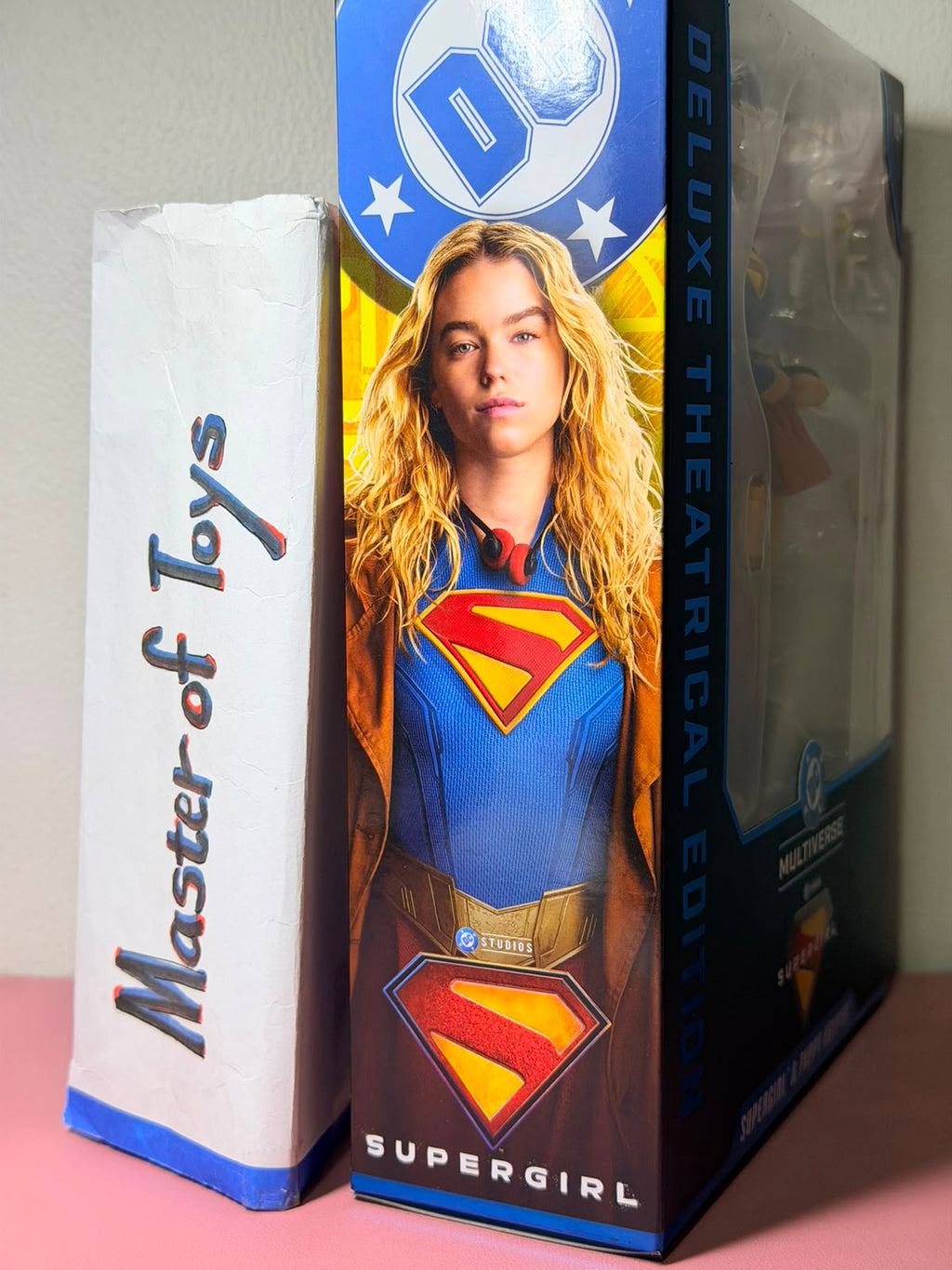 McFarlane Deluxe Theatrical Edition DC Multiverse Supergirl (Supergirl & Krypto Puppy) - Ready Stock