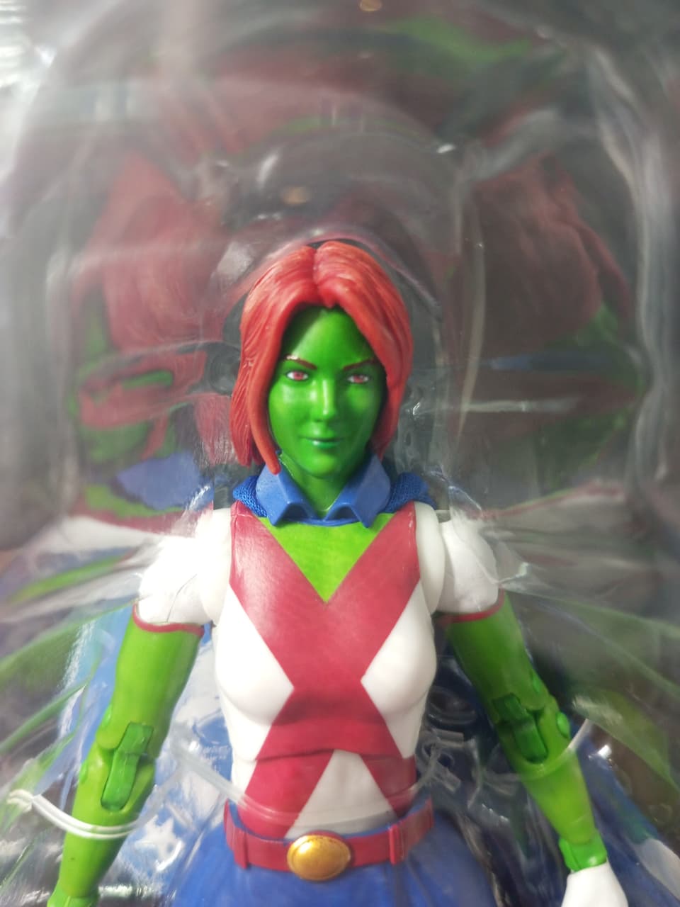McFarlane DC Direct Miss Martin Red Platinum Edition - Ready Stock