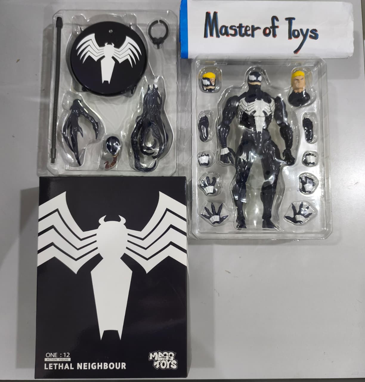 Mess Toys Action Figure Lethal Neighbour Venom - Ready Stock