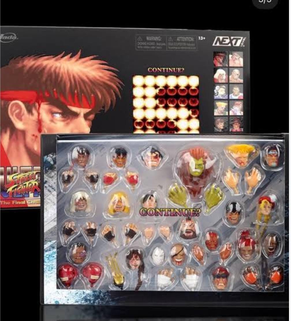 Jadatoys Ultra Street Fighter II The Final Challengers "You Lose" Accessory Set  - Ready Stock
