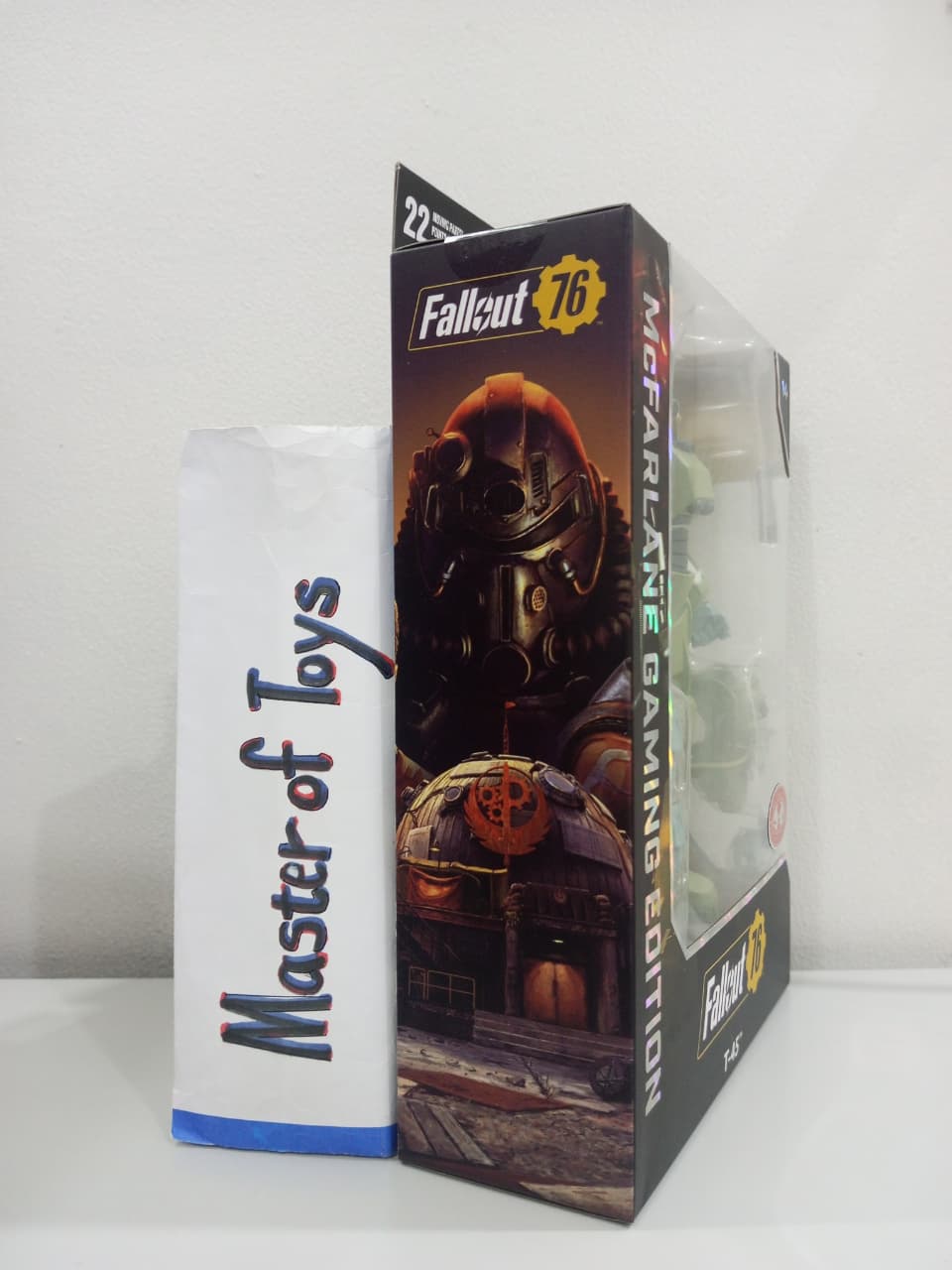 McFarlane Gaming Edition Fallout 76 T-45 Red Platinum Edition  - Ready Stock