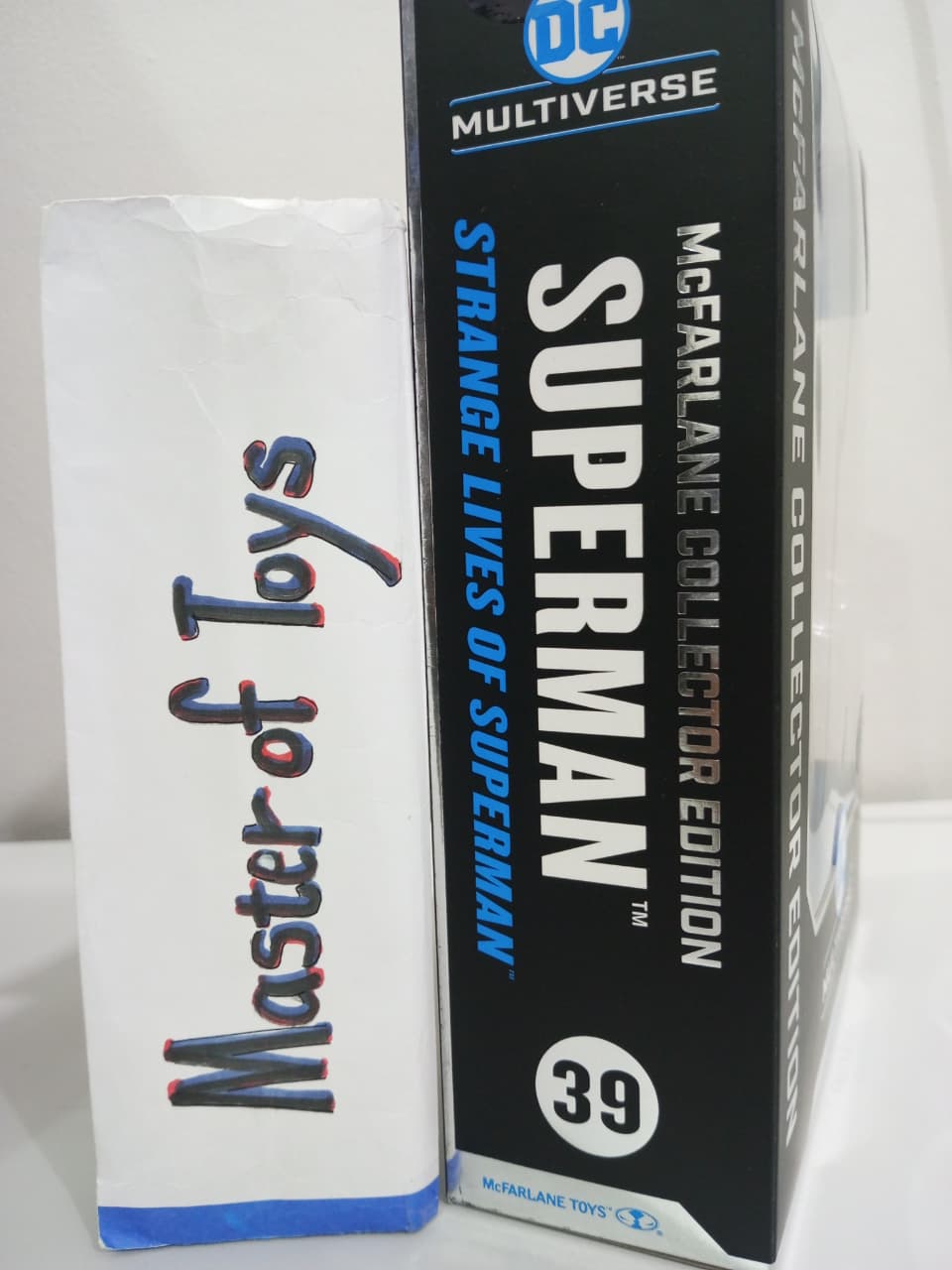 McFarlane Collector Edition Superman (Strange Lives Of Superman) #39 Platinum Edition - Ready Stock