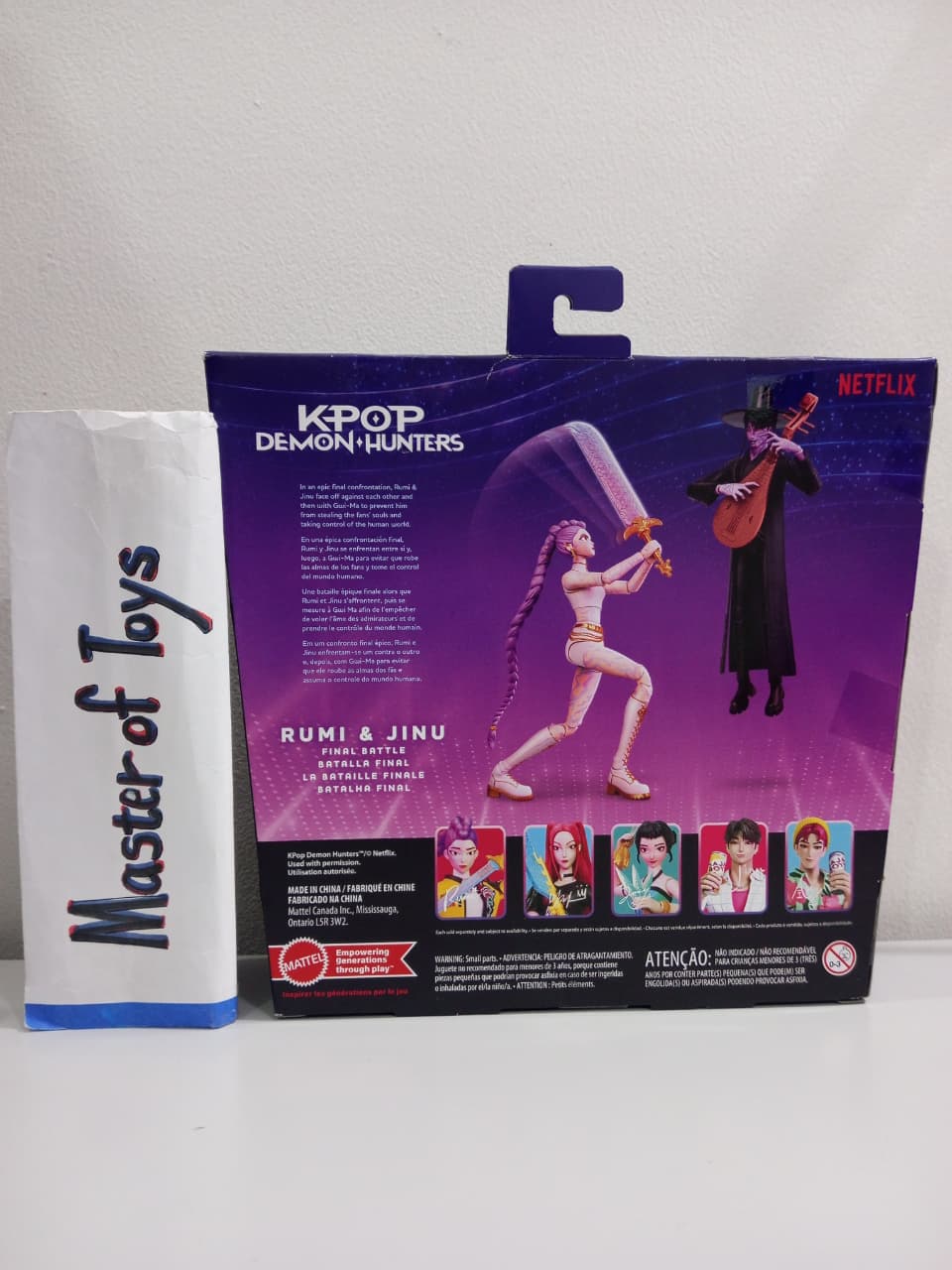Mattel KPop Demon Hunters Rumi & Jinu Final Battle 2 packs - Ready Stock