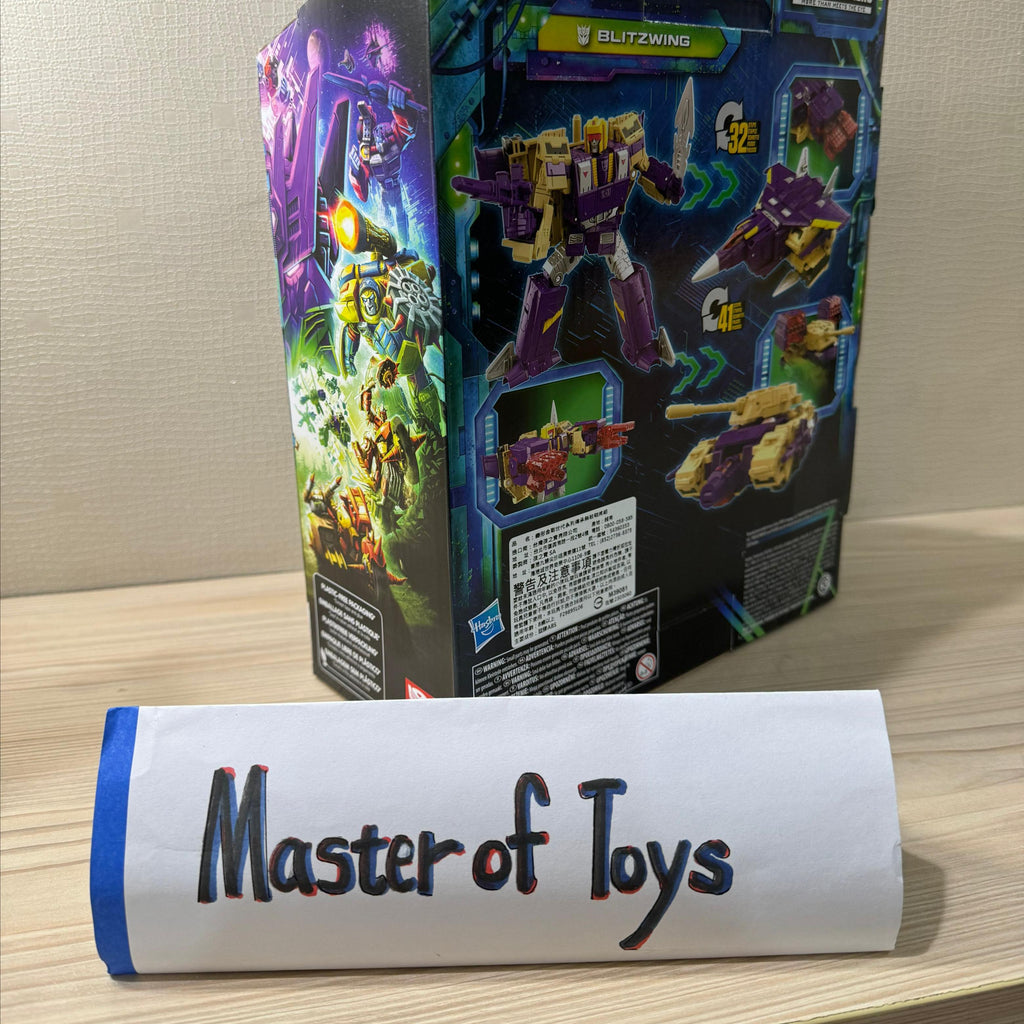 Hasbro Transformers Legacy Evolution Leader Class Blitzwing - Ready Stock