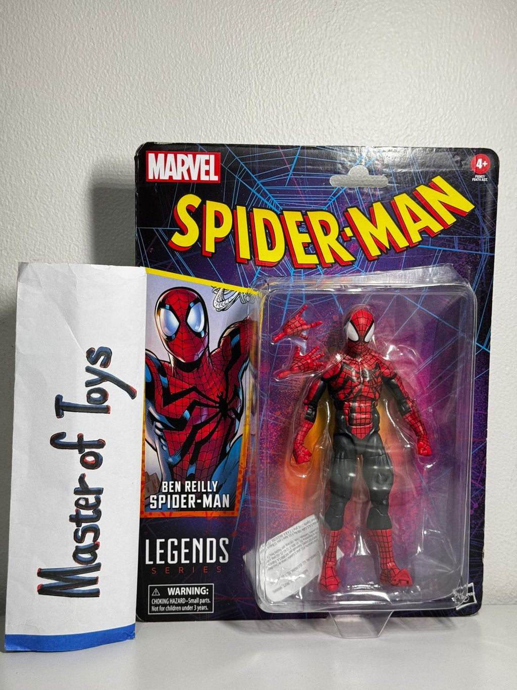 Hasbro Marvel Legends Spiderman Ben Reilly Black Suit BIB - Ready Stock