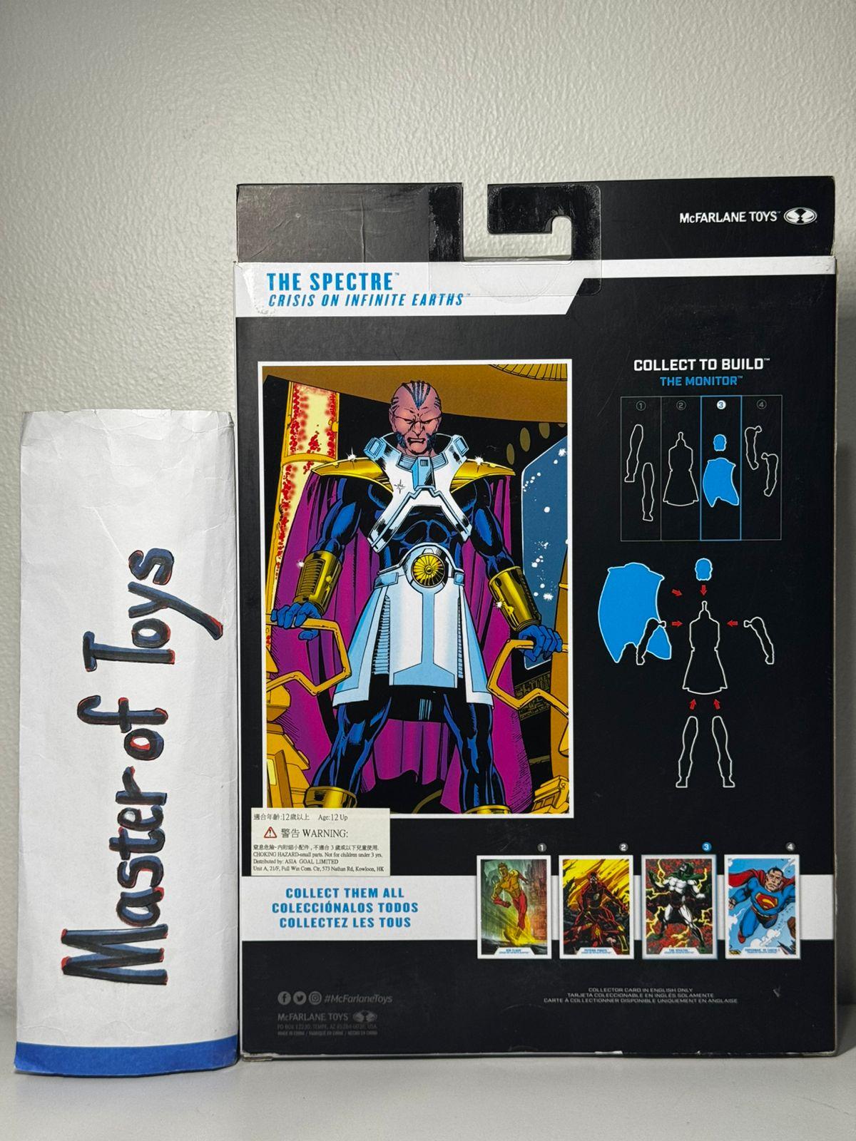 McFarlane DC Multiverse The Spectre (Crisis on Infinite Earths) Gold Label With CTB The Monitor - Ready Stock