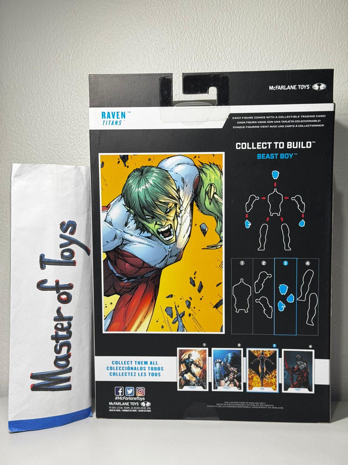 McFarlane DC Multiverse Raven (Titans) With CTB Beast Boy - Ready Stock