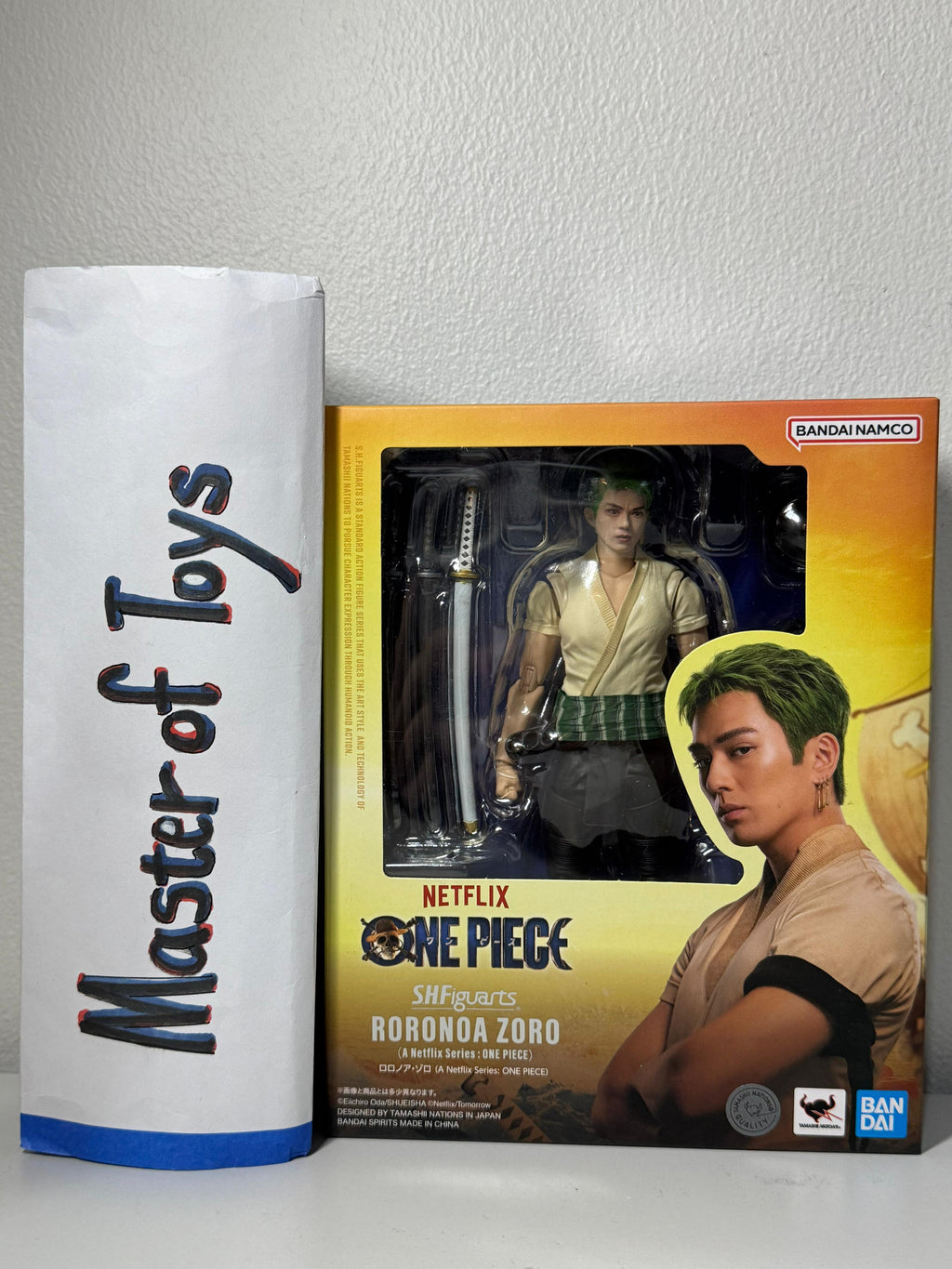 Bandai SHFiguarts Roronoa Zoro Netfilx One Piece BIB - Ready Stock