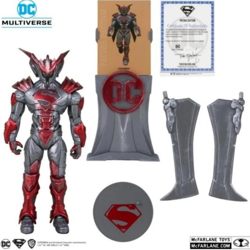 McFarlane Toys Store Exclusive Superman (Unchained Armor) Patina Edition Gold Label - Ready Stock
