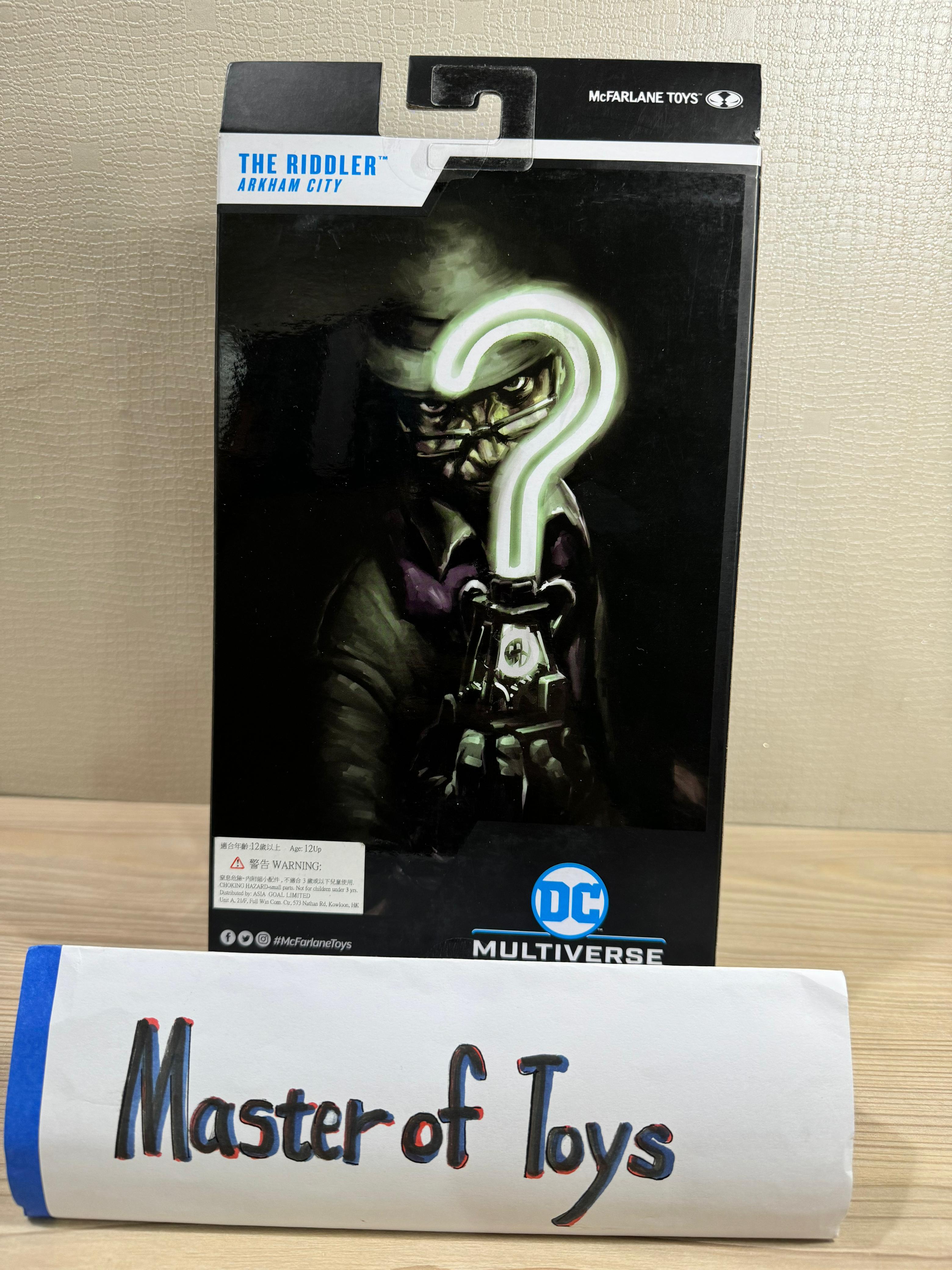 McFarlane DC Multiverse The Riddler Arkham City - Ready Stock
