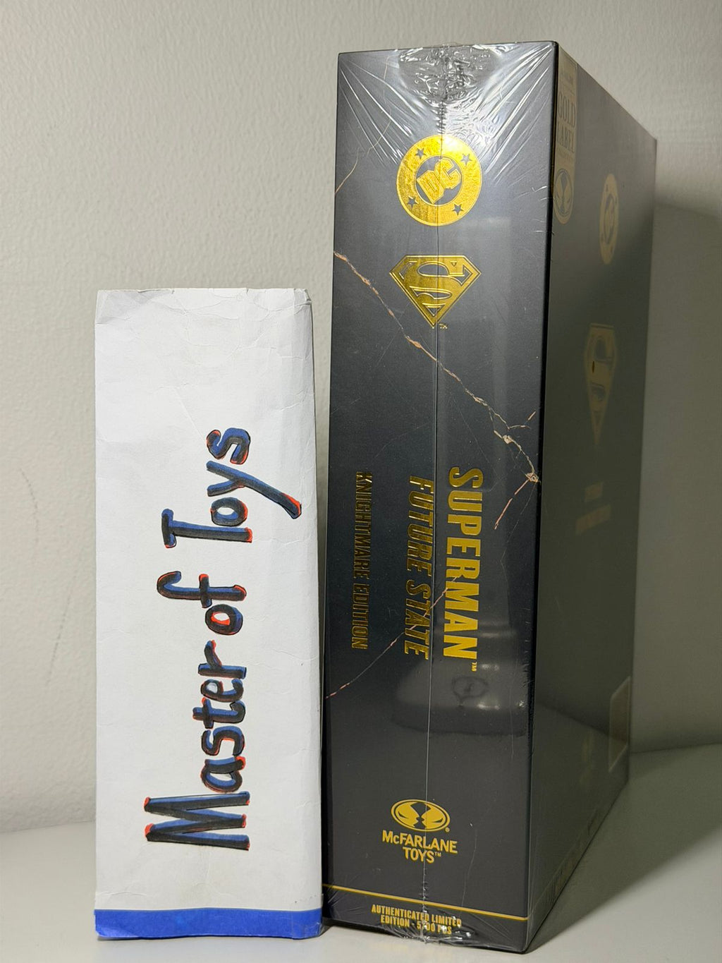 McFarlane DC Superman Knightmare Edition Gold Label - Ready Stock