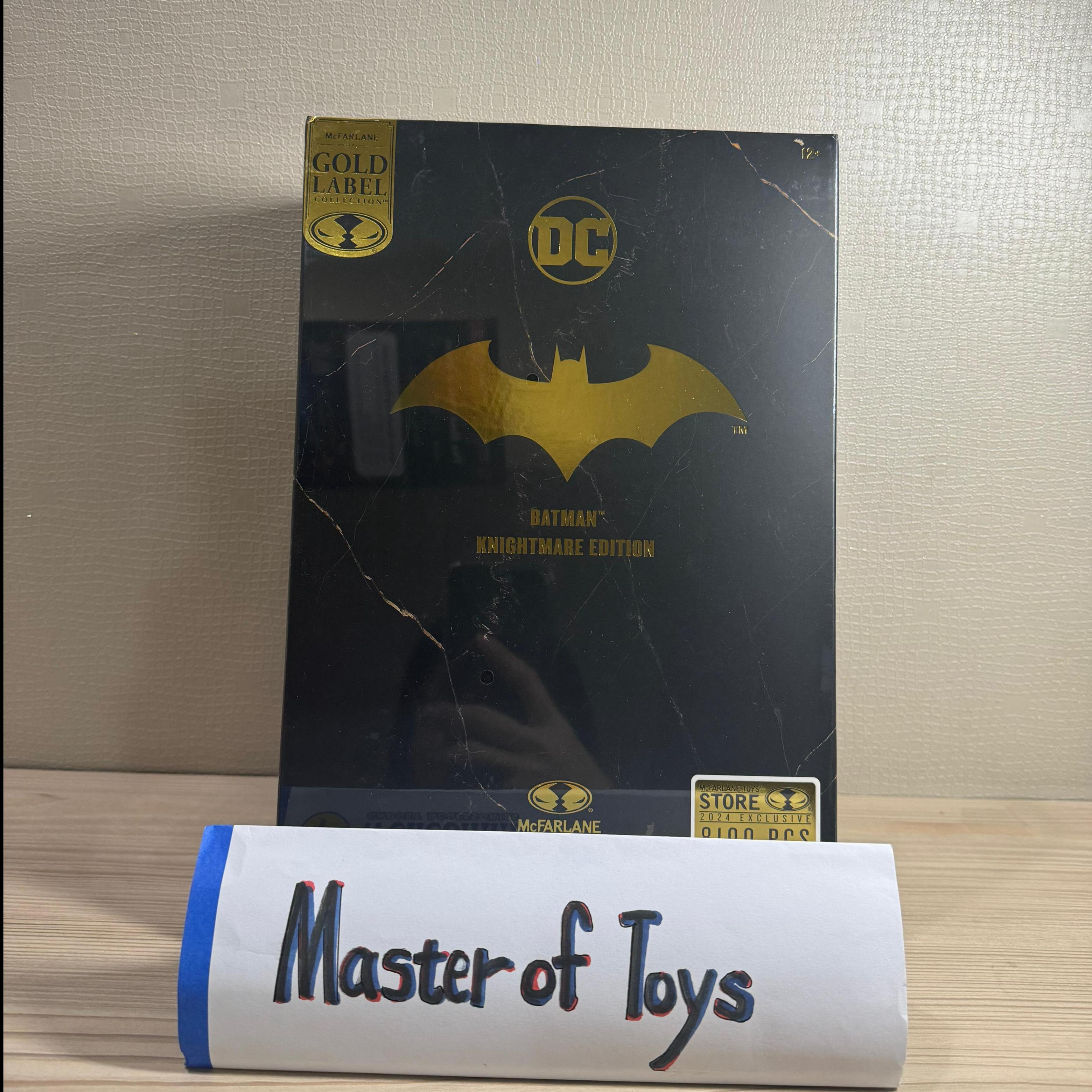 McFarlane DC Multiverse Batman Knightmare Edition Gold Label Authenticated Limited Edition - Ready Stock