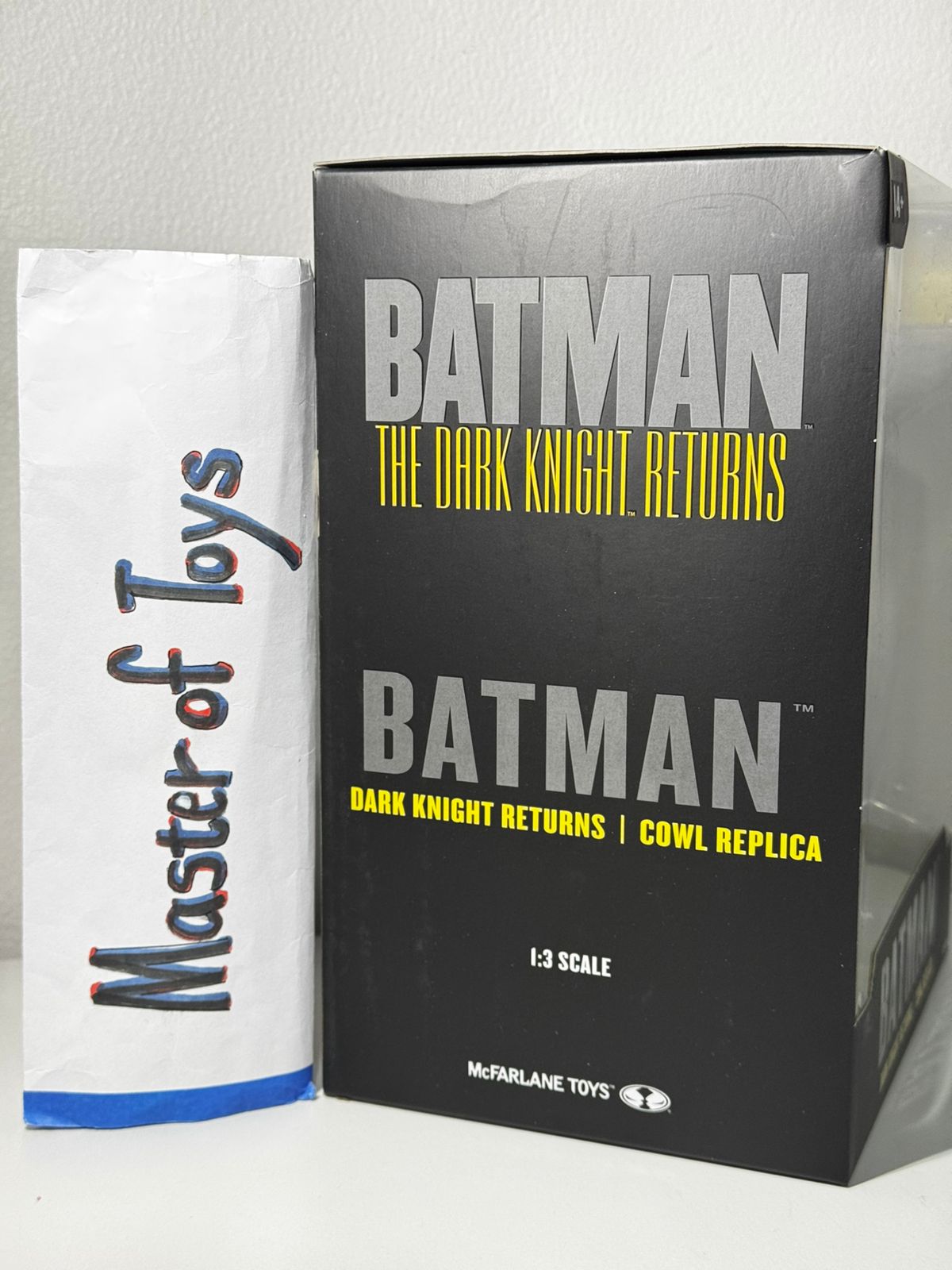 McFarlane DC Direct Batman Dark Knight Returns 1986 | Cowl Replica Scale 1:3 - Ready Stock