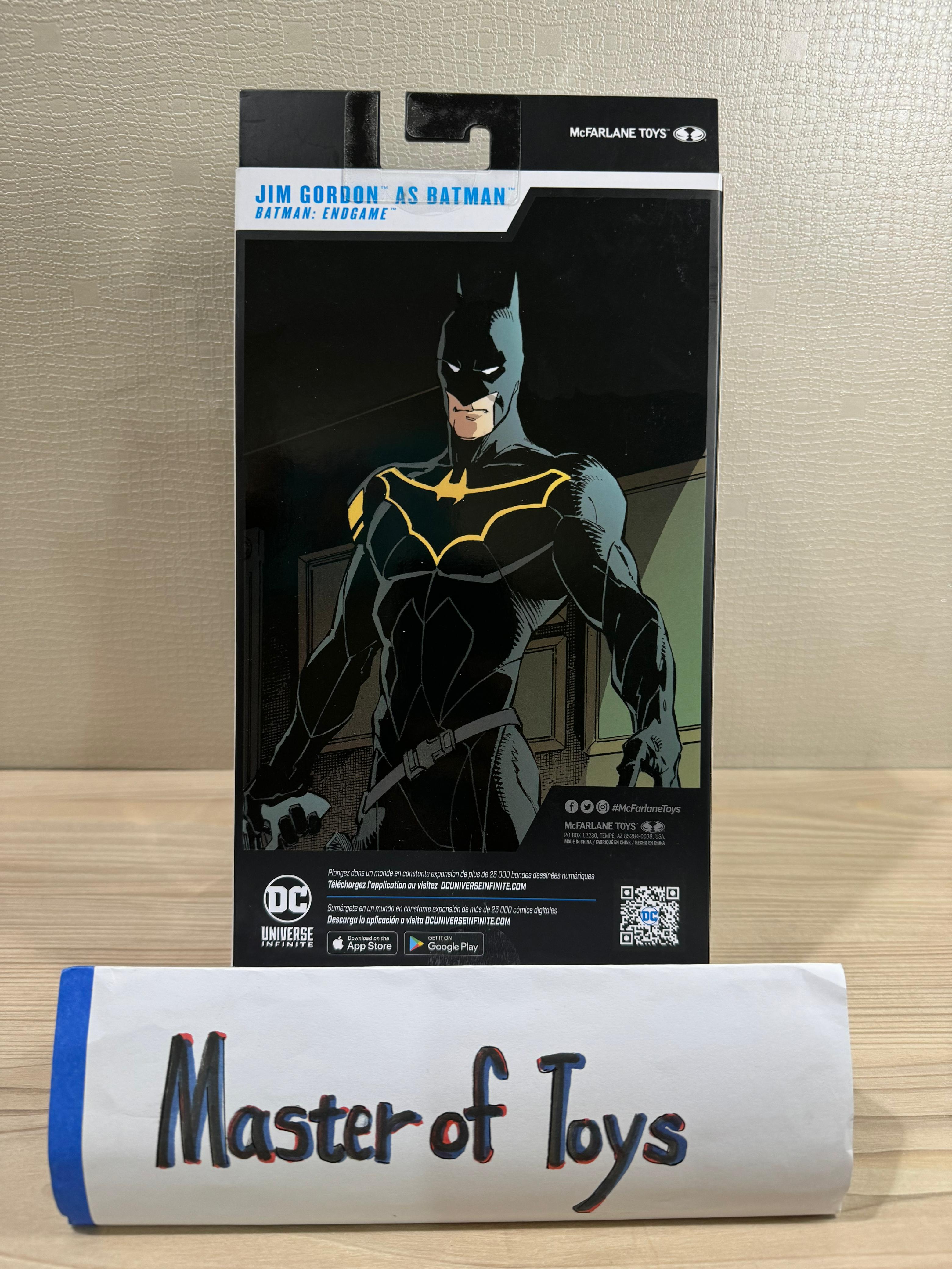 McFarlane DC Multiverse Jim Gordon as Batman (Batman: Endgame) Platinum Edition - Ready Stock