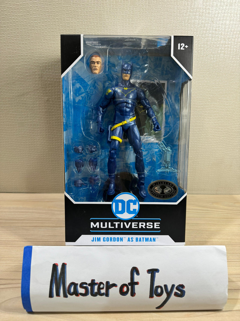 McFarlane DC Multiverse Jim Gordon as Batman (Batman: Endgame) Platinum Edition - Ready Stock