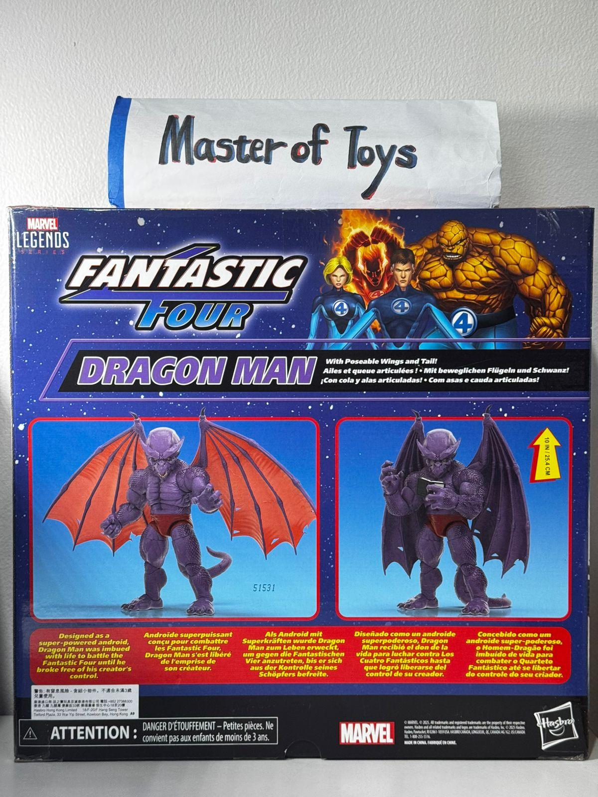 Hasbro Marvel Fantastic Four Dragon Man - Ready Stock