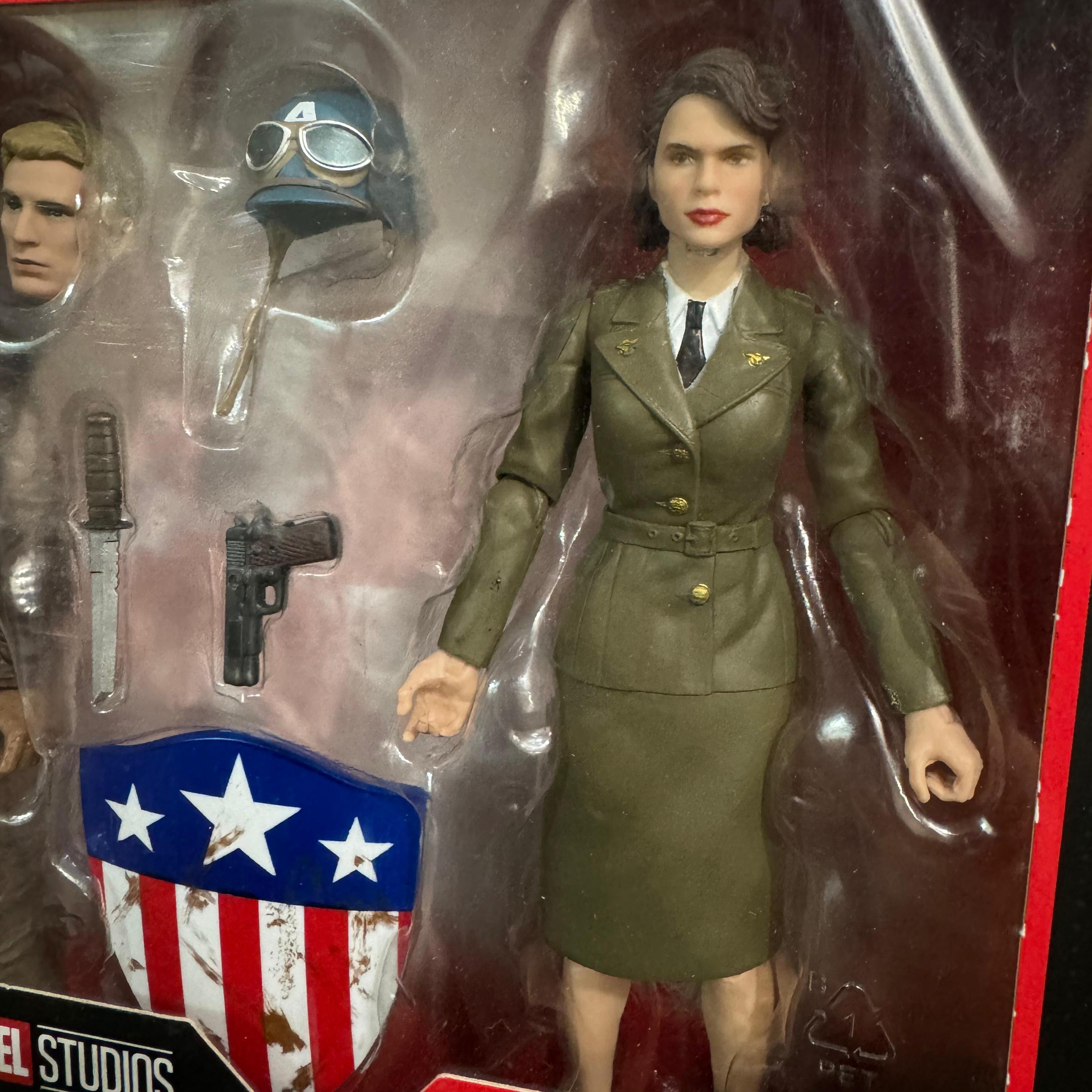 Hasbro Marvel Legends Series Marvel Studio Captain America The First Avenger Captain America & Peggy Carter - Ready Stock