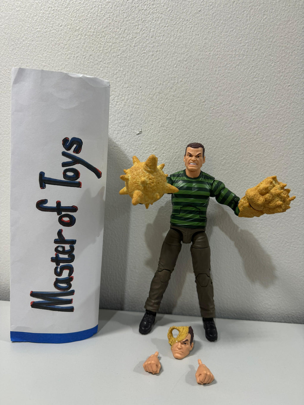 Hasbro Marvel Comics Spiderman Marvel's Sandman No Box - Ready Stock