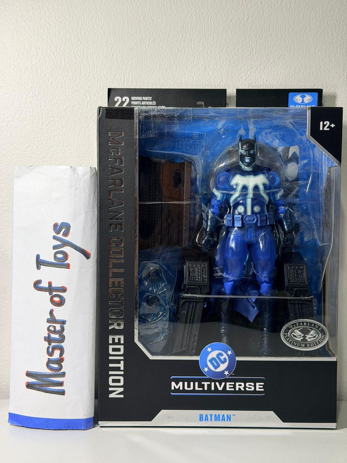 McFarlane Collector Edition DC Multiverse Batman with Mobius Chair (Darkseid War) #47 Platinum Edition - Ready Stock