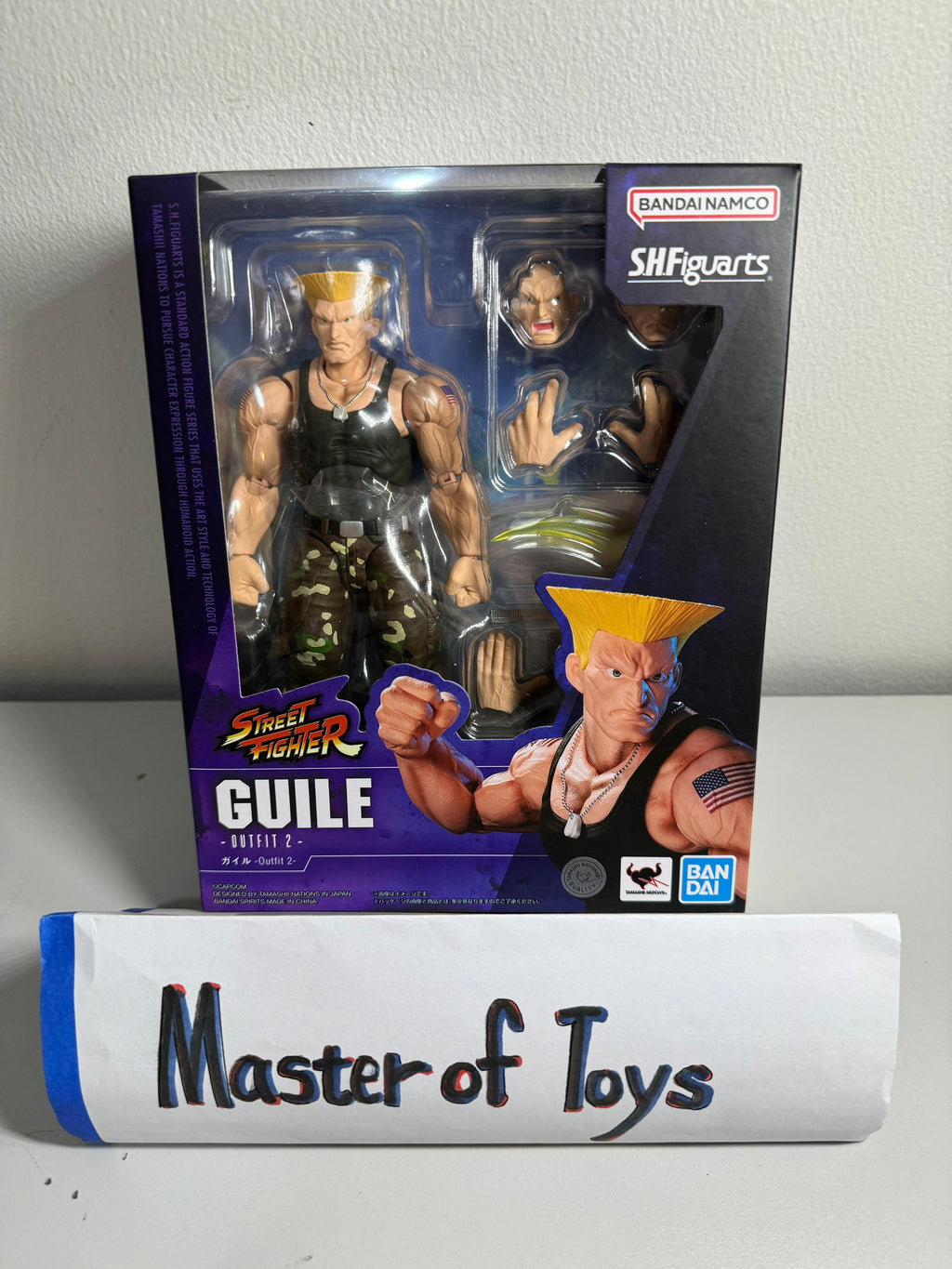 S.H.Figuarts SHF Guile Street Fighter (Outfit 2) Tamashii Nations Bandai- Ready Stock