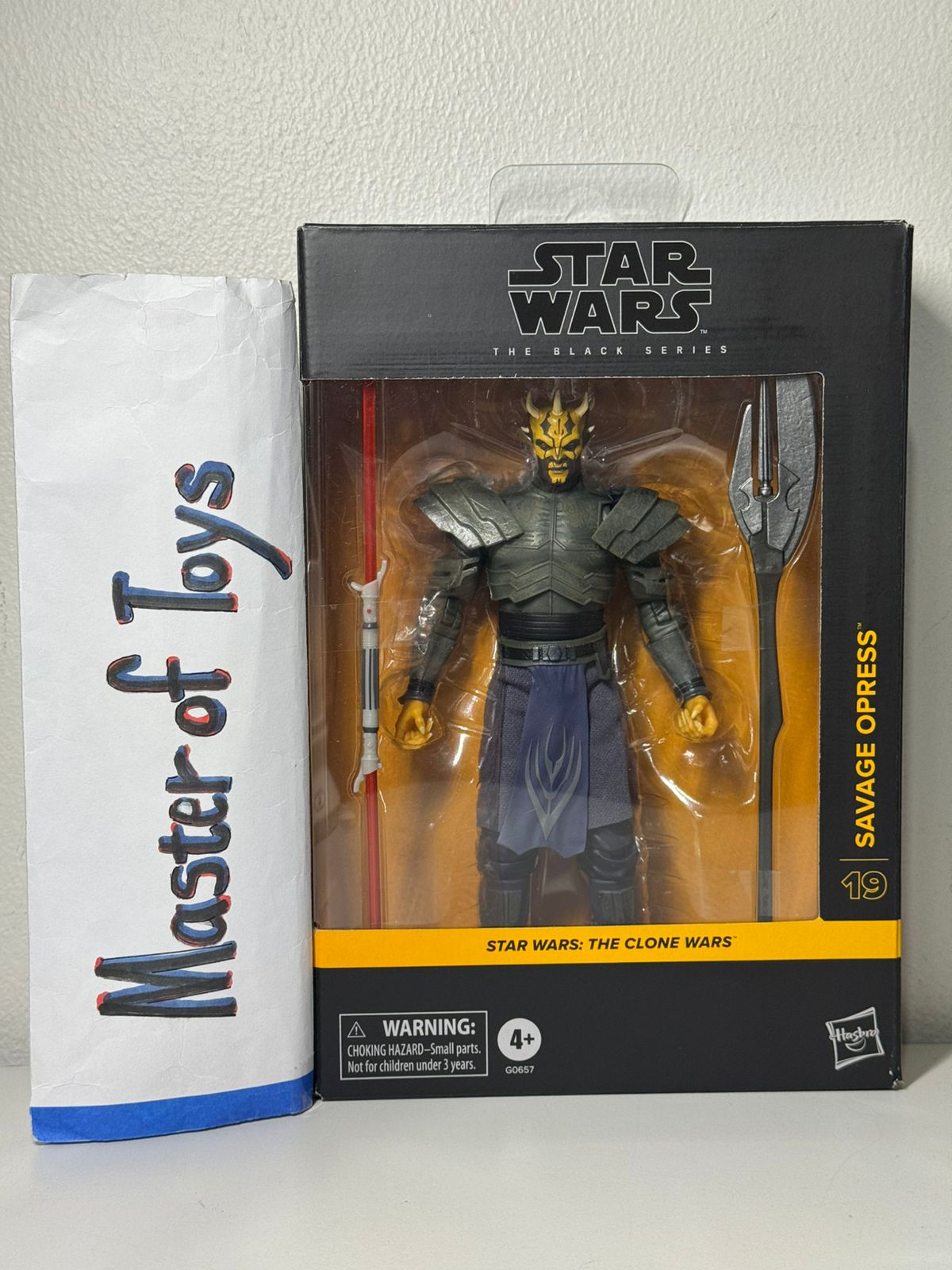 Hasbro Star Wars The Black Series Star Wars: The Clone Wars Savage Opress 19 - Ready Stock