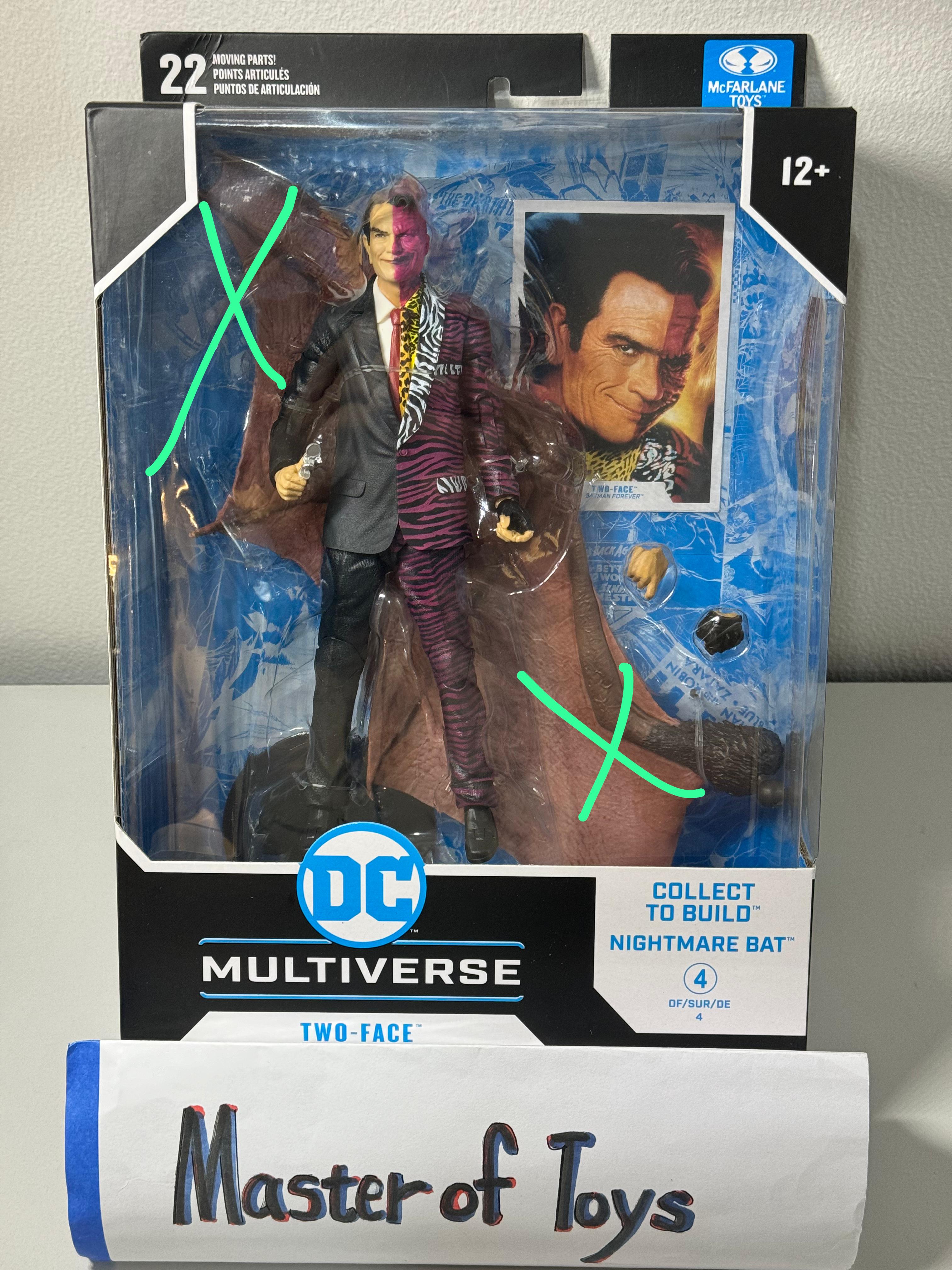 McFarlane DC Multiverse Two Face ( Batman Forever ) NO CTB - Ready Stock