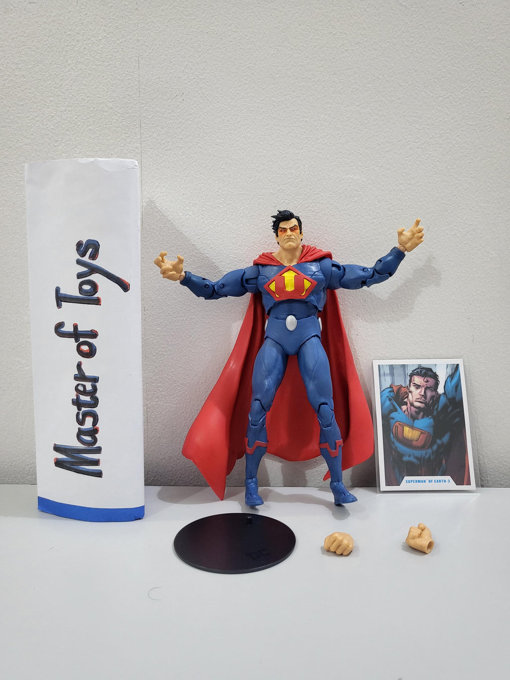 McFarlane DC Multiverse Superman of Earth 3 Only No BOX - Ready Stock