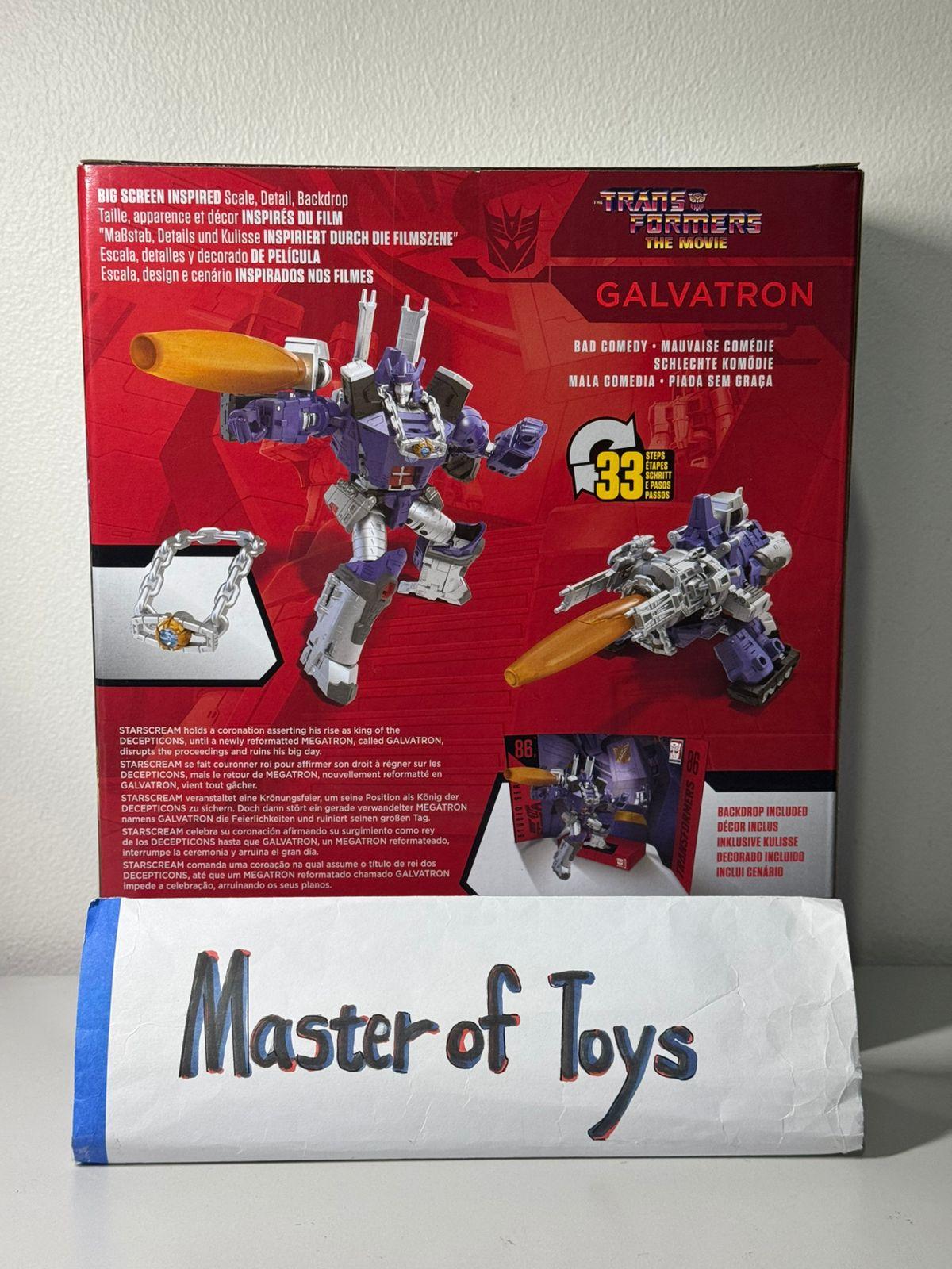 Hasbro Transformers The Movie Studio Series Galvatron 86 - Ready Stock