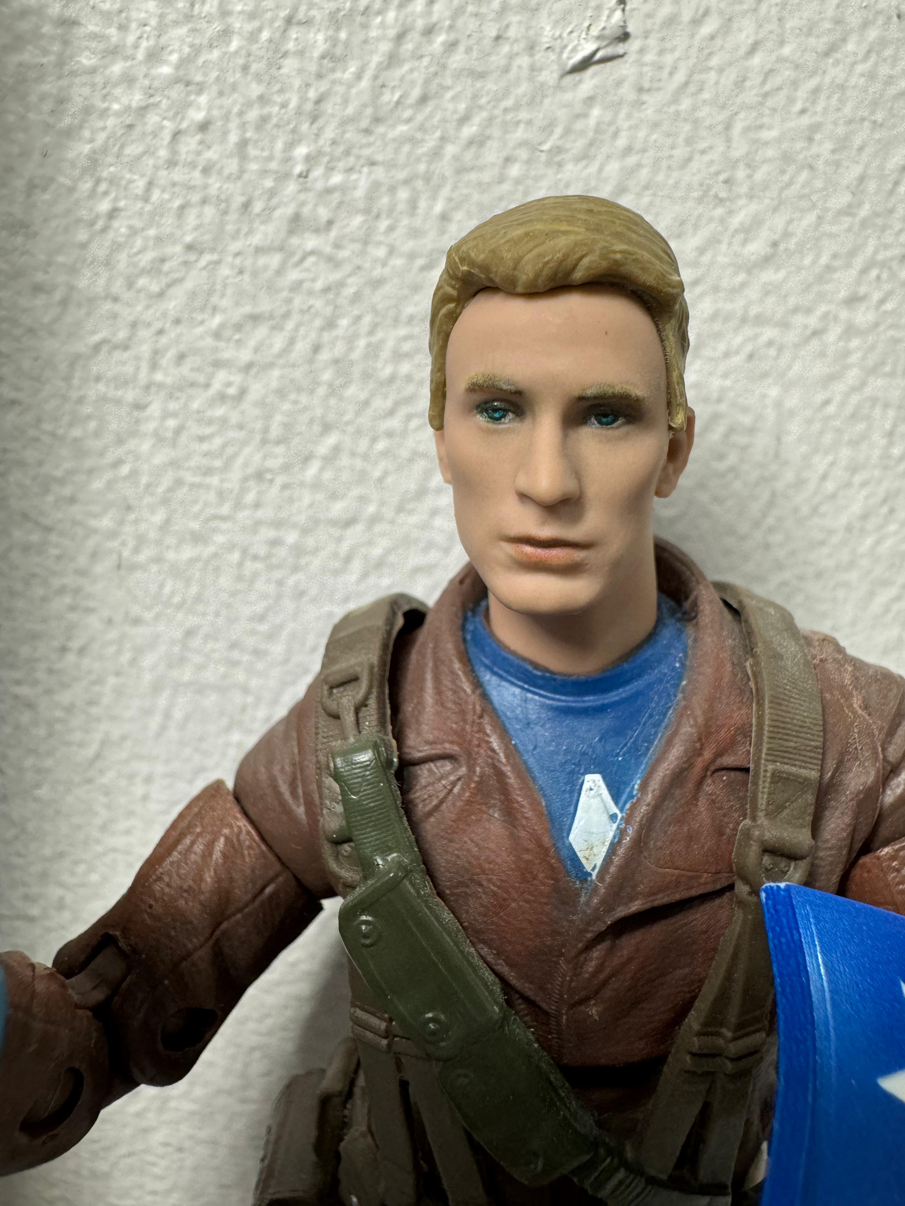 Hasbro Marvel Legends Captain America Only From 2 Packs Captain America & Peggy Carter No Box - Ready Stock