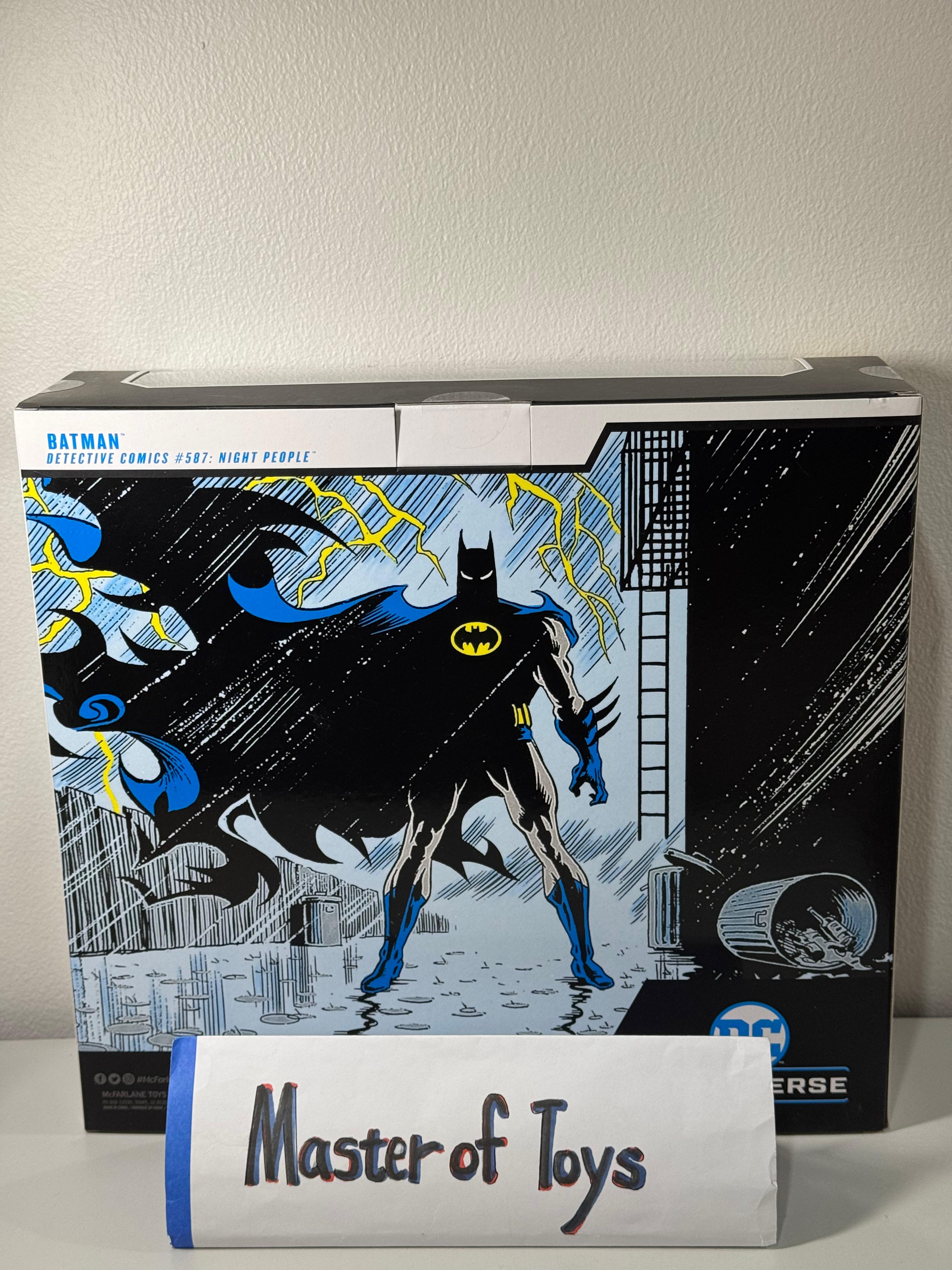 McFarlane DC Multiverse Batman (Detective Comics #587: Night People) Gold Label - Ready Stock