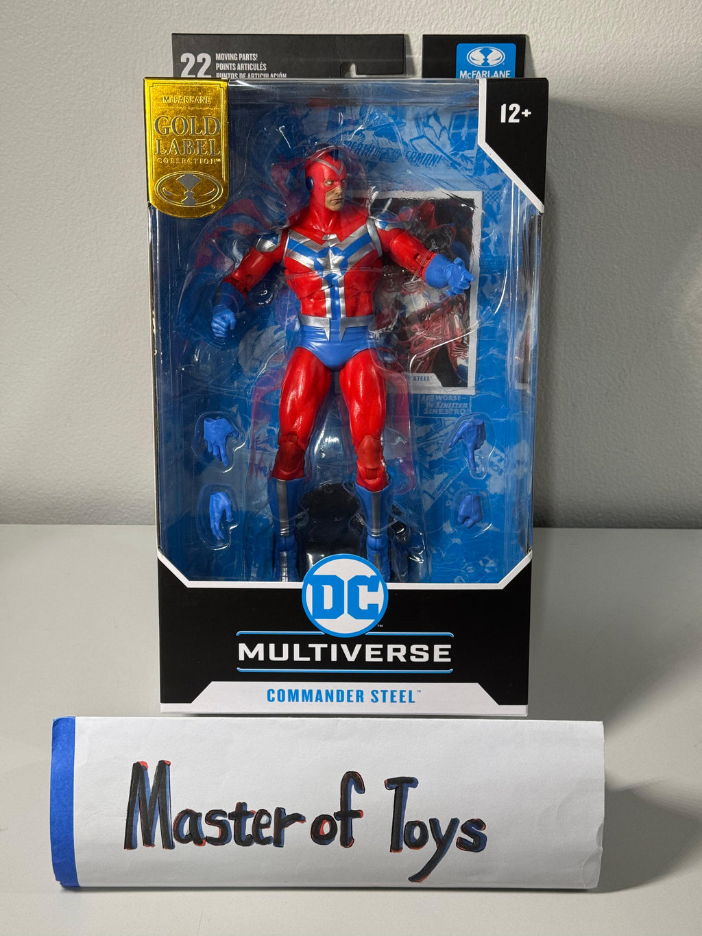 McFarlane DC Multiverse Commander Steel JSA Gold Label Collection - Ready Stock