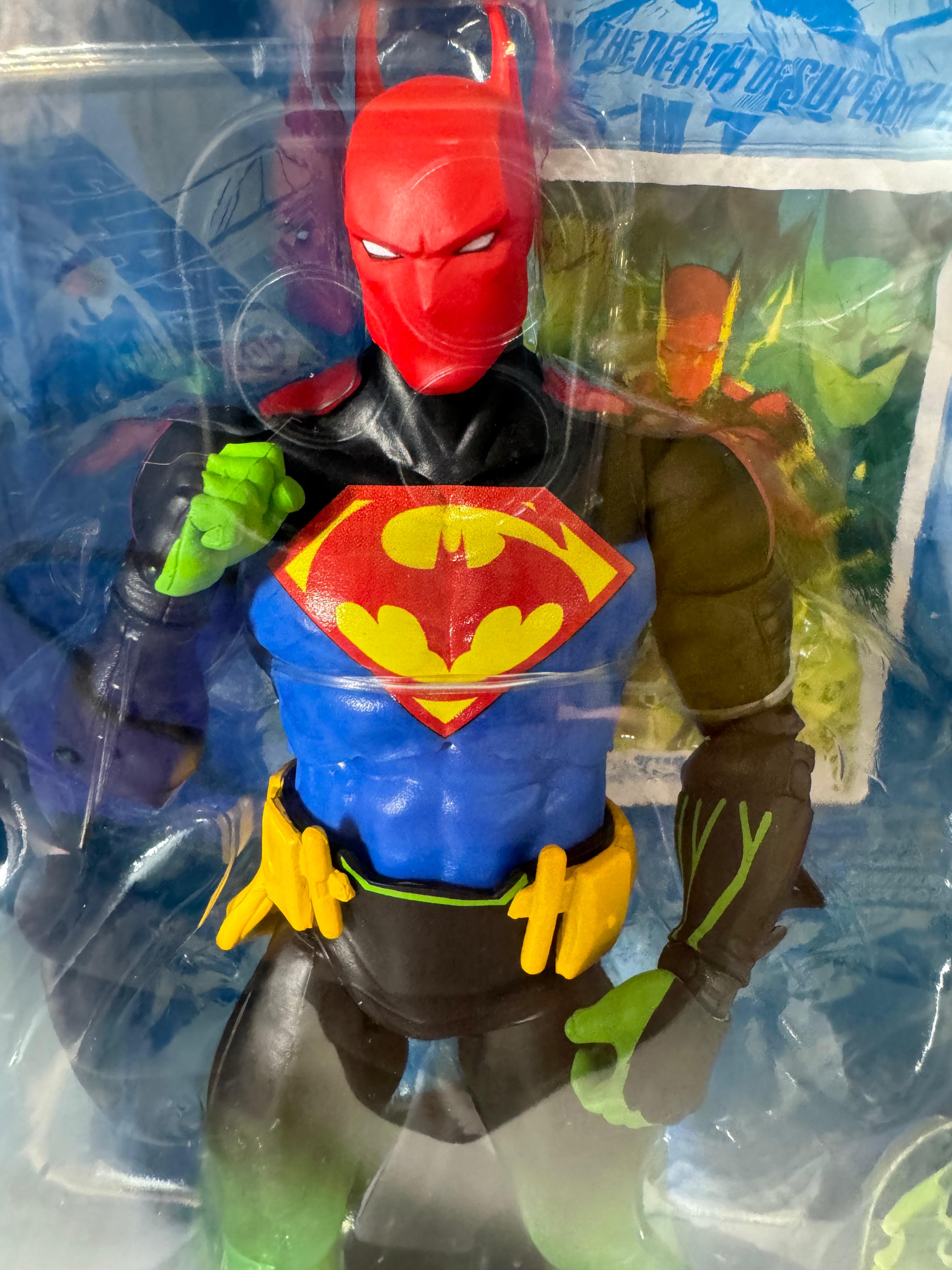 McFarlane DC Multiverse Batman / Superman Fusion (Batman / Superman: World's Finest) Platinum Edition - Ready Stock
