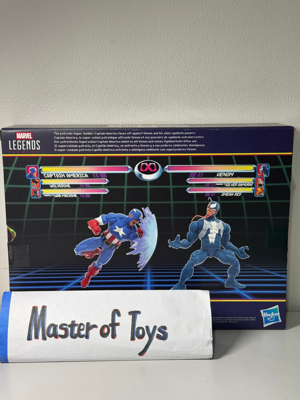 Hasbro Marvel Legends Gameverse Captain America vs Venom - Ready Stock
