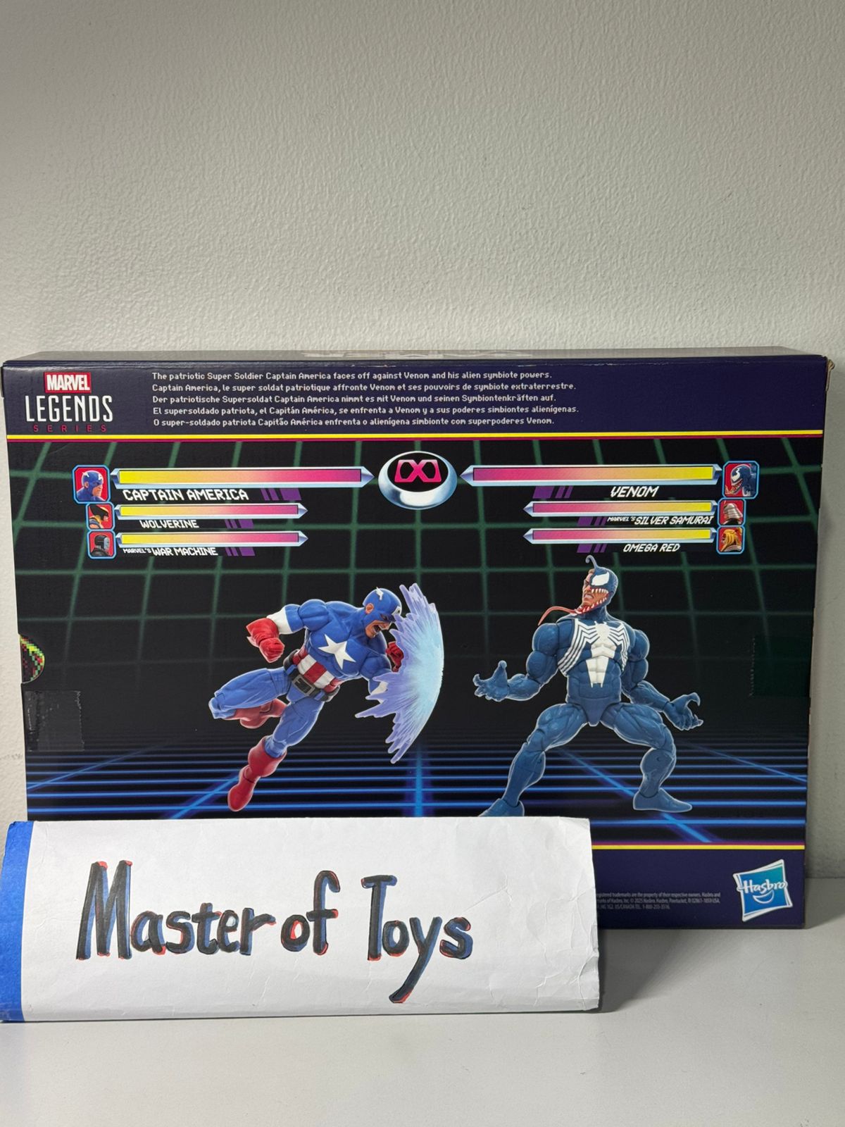 Hasbro Marvel Legends Gameverse Captain America vs Venom - Ready Stock