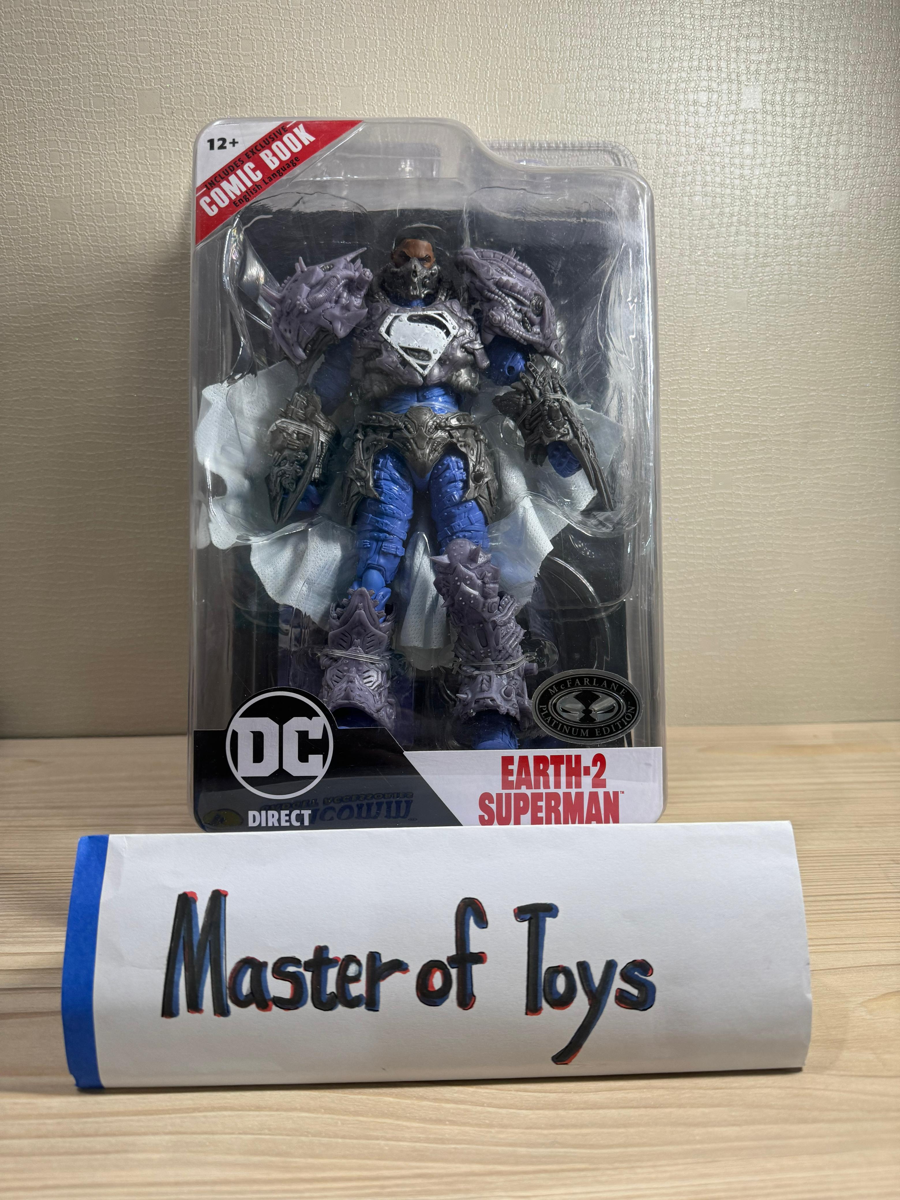 McFarlane DC Direct Earth-2 Superman Ghosts Of Krypton Platinum Edition (Scott - Cohen - Buchemi - Guimaraes) - Ready Stock